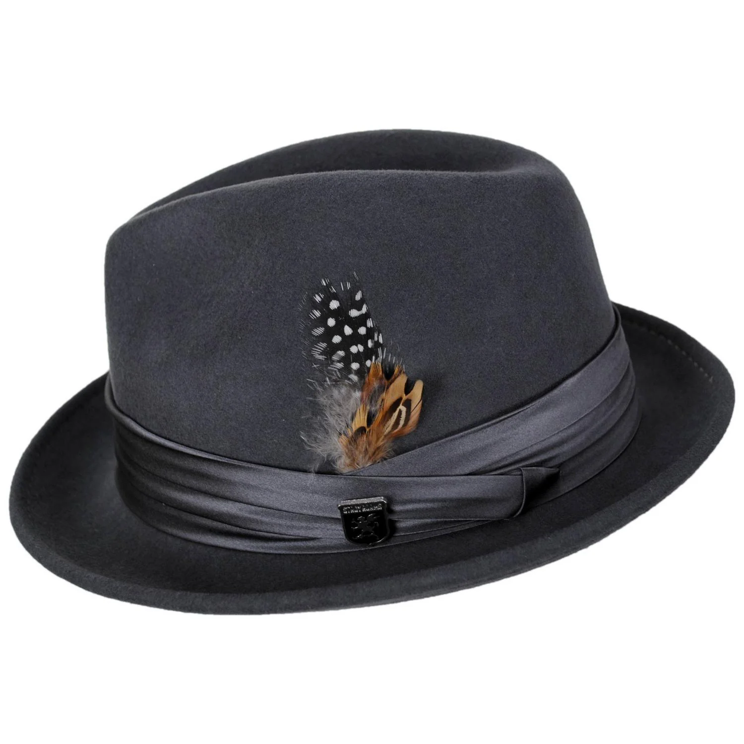 Crushable Wool Felt Fedora Hat - Image 7