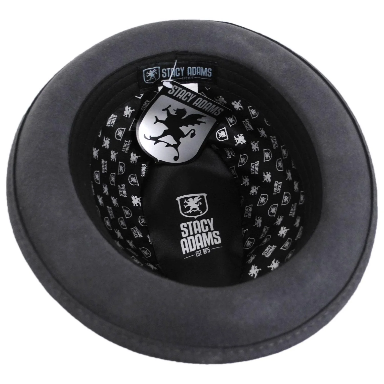 Crushable Wool Felt Fedora Hat - Image 8