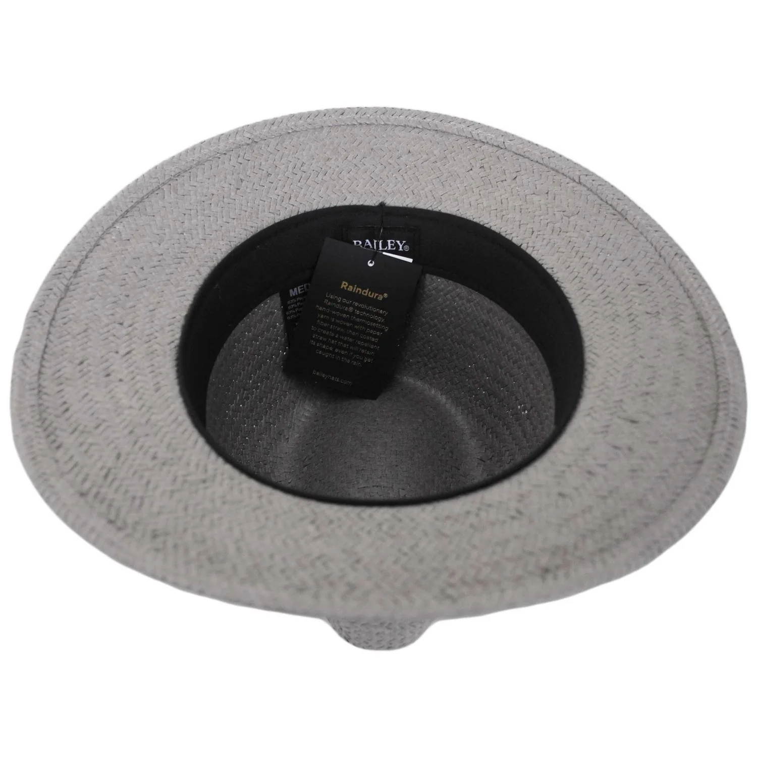 Curtis Sun Raindura Straw Safari Fedora Hat - Image 12