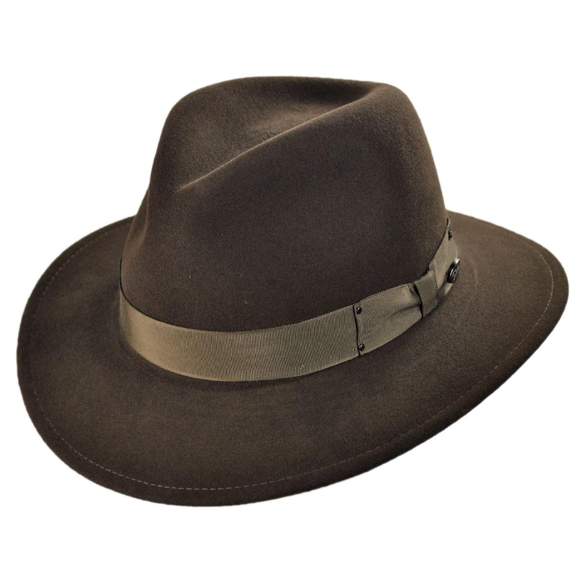 Curtis Wool LiteFelt Safari Fedora Hat