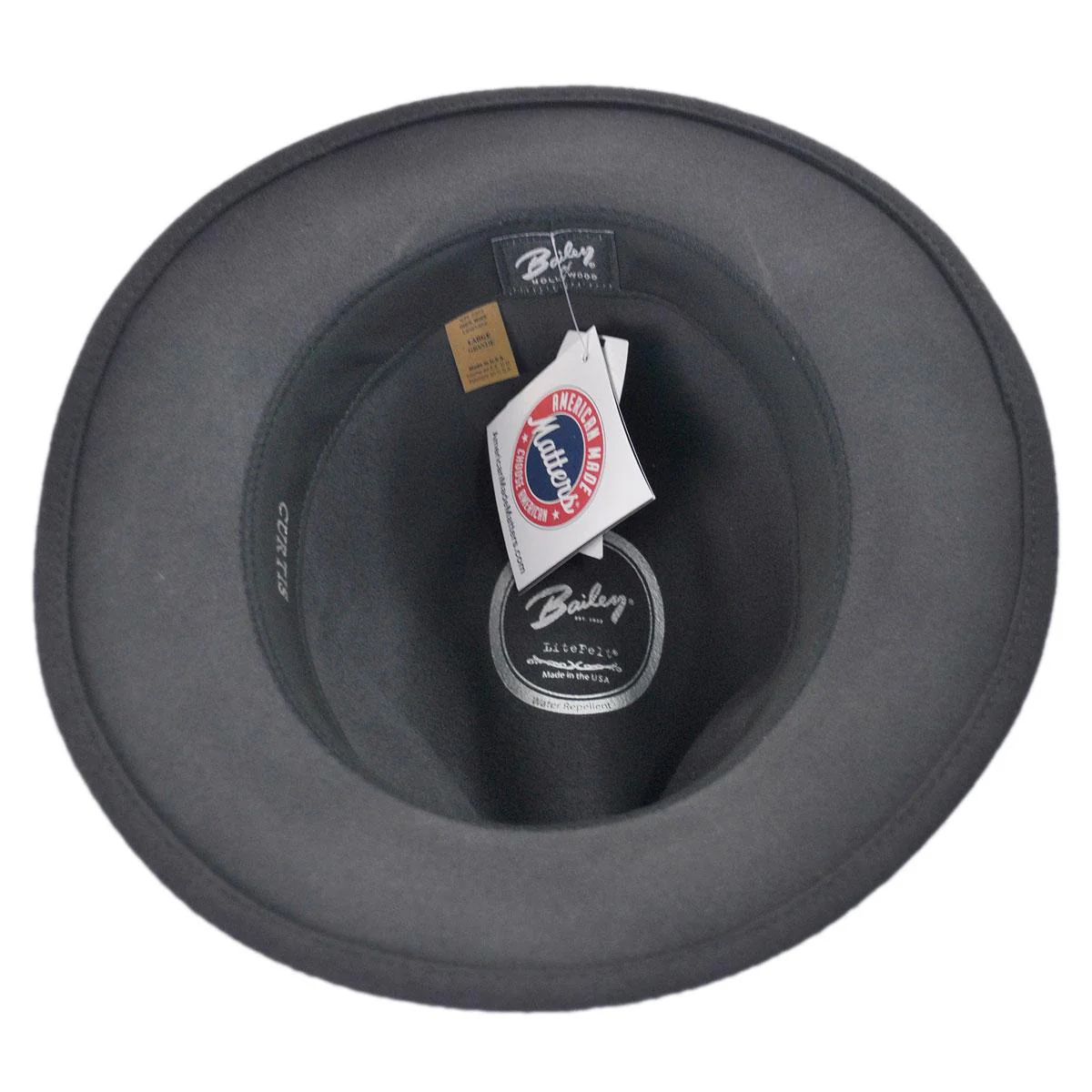 Curtis Wool LiteFelt Safari Fedora Hat - Image 14