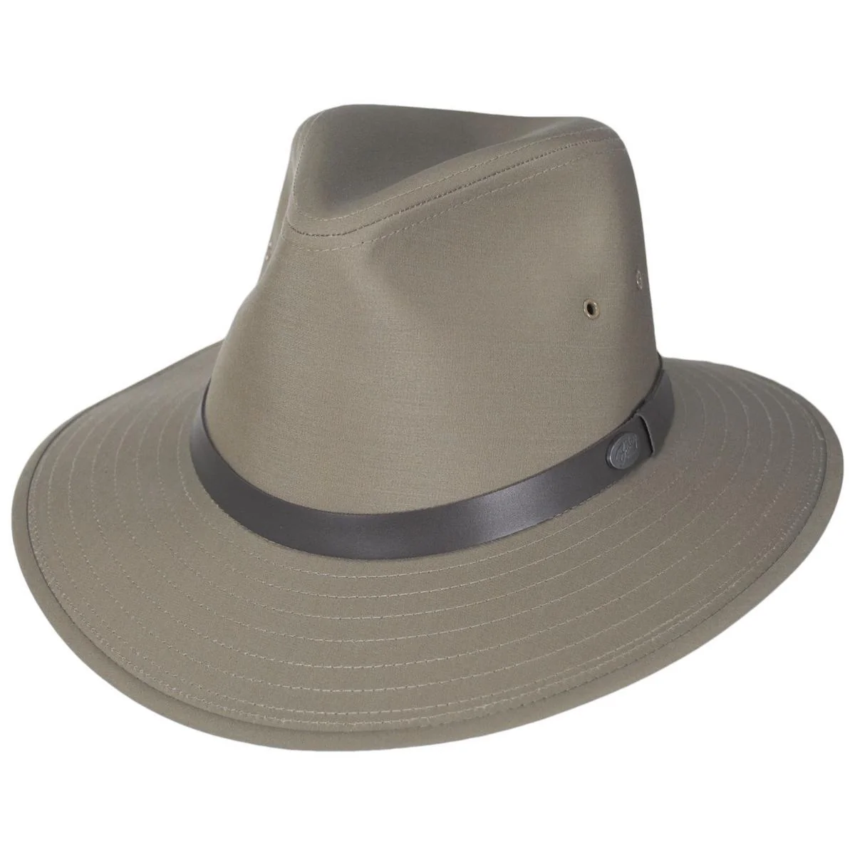 Dalton Cotton Blend Rain Safari Fedora Hat