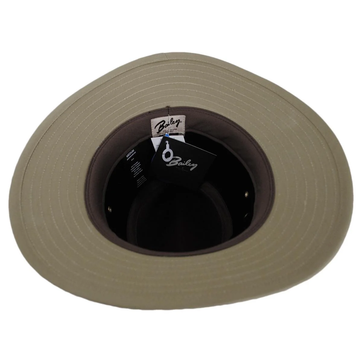 Dalton Cotton Blend Rain Safari Fedora Hat - Image 4