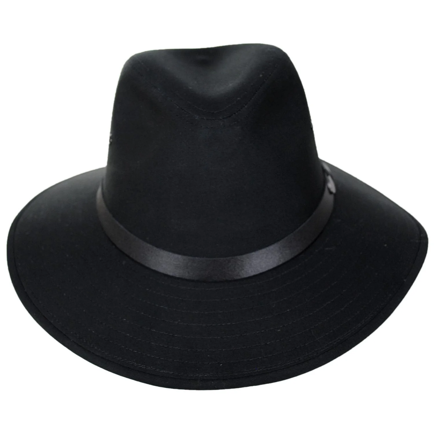 Dalton Cotton Blend Rain Safari Fedora Hat - Image 6