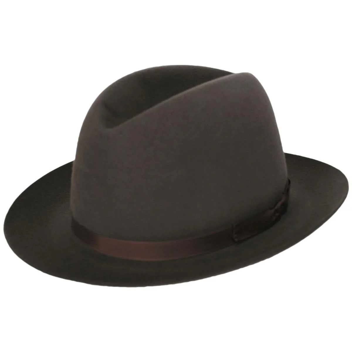 Dalton Rollable Fur Felt Shapeable Open Crown Fedora Hat - Image 14