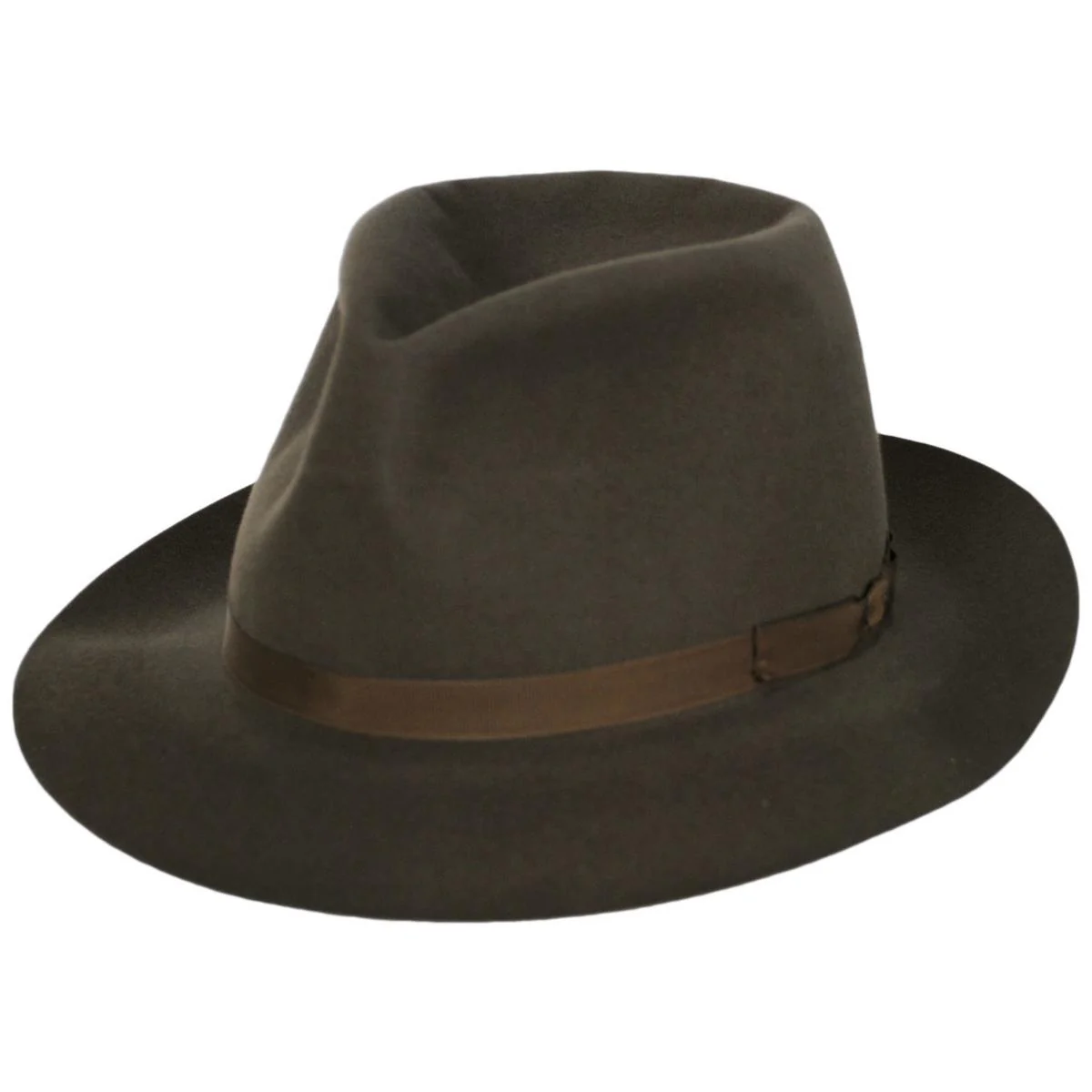 Dalton Rollable Fur Felt Shapeable Open Crown Fedora Hat - Image 15