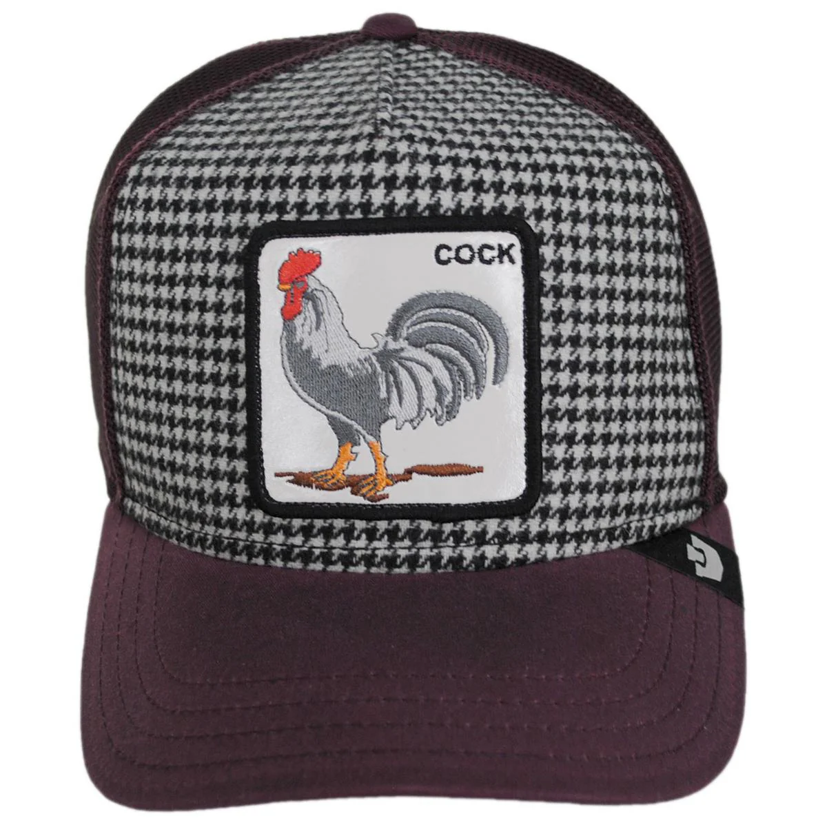 Dapper Rooster Mesh Trucker Snapback Baseball Cap - Image 2