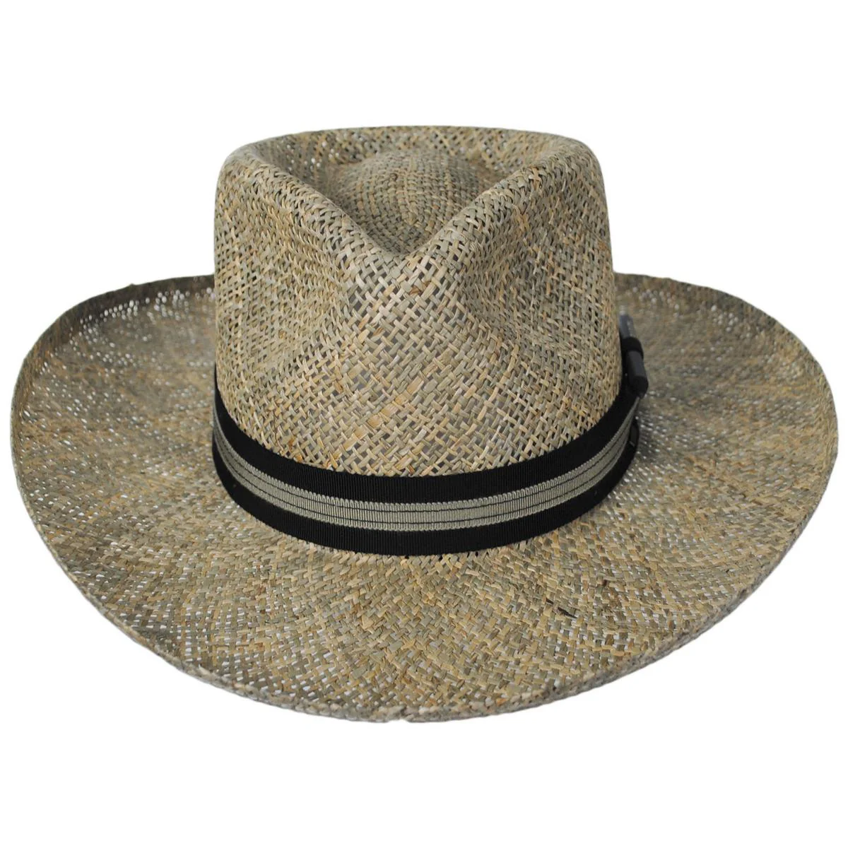 Daxton Seagrass Straw Fedora Hat - Image 3