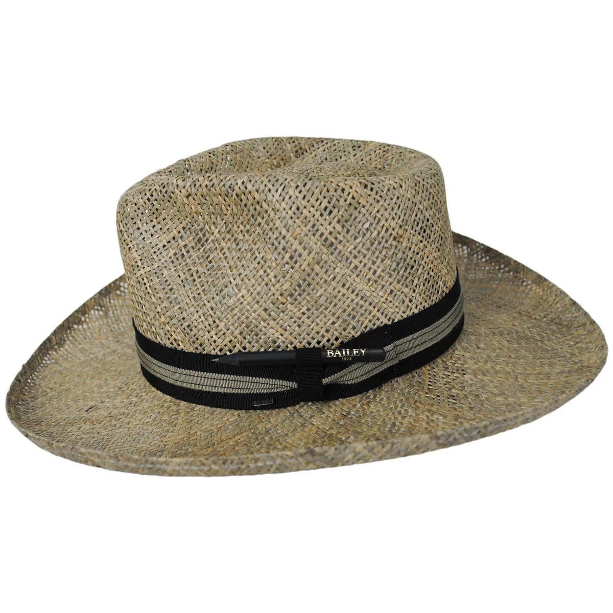 Daxton Seagrass Straw Fedora Hat - Image 4