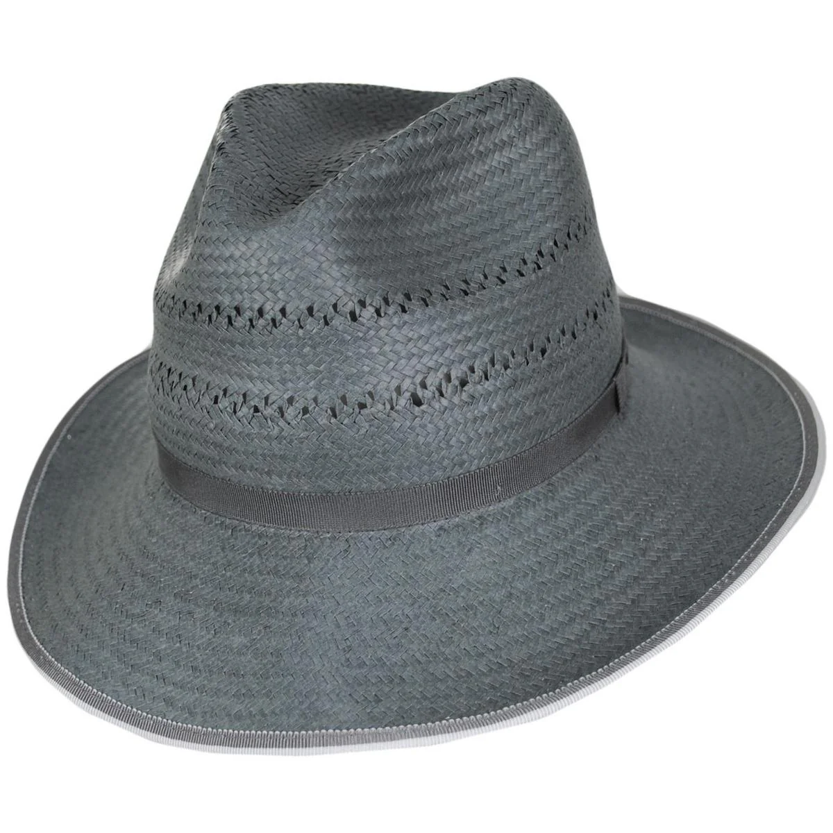 Delmont Toyo LiteStraw Fedora Hat