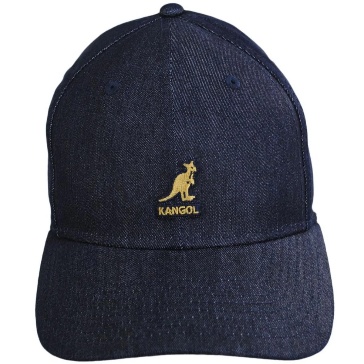 Logo Denim Flexfit Fitted Baseball Cap - Image 2