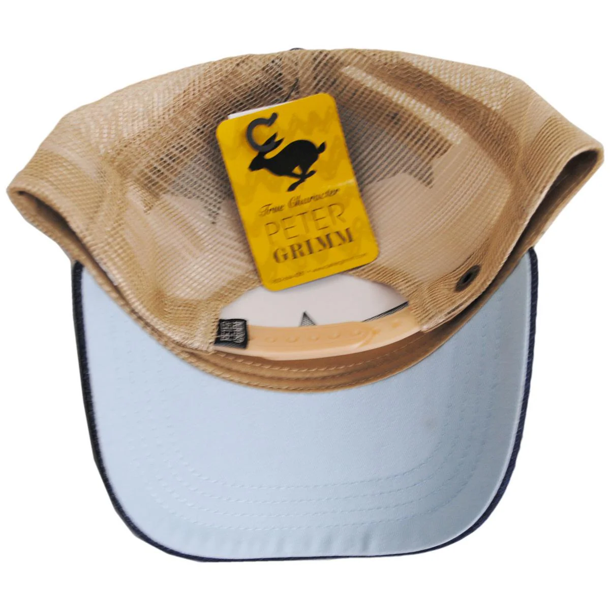 Denim Snoopy Mesh Trucker Snapback Baseball Cap - Image 4