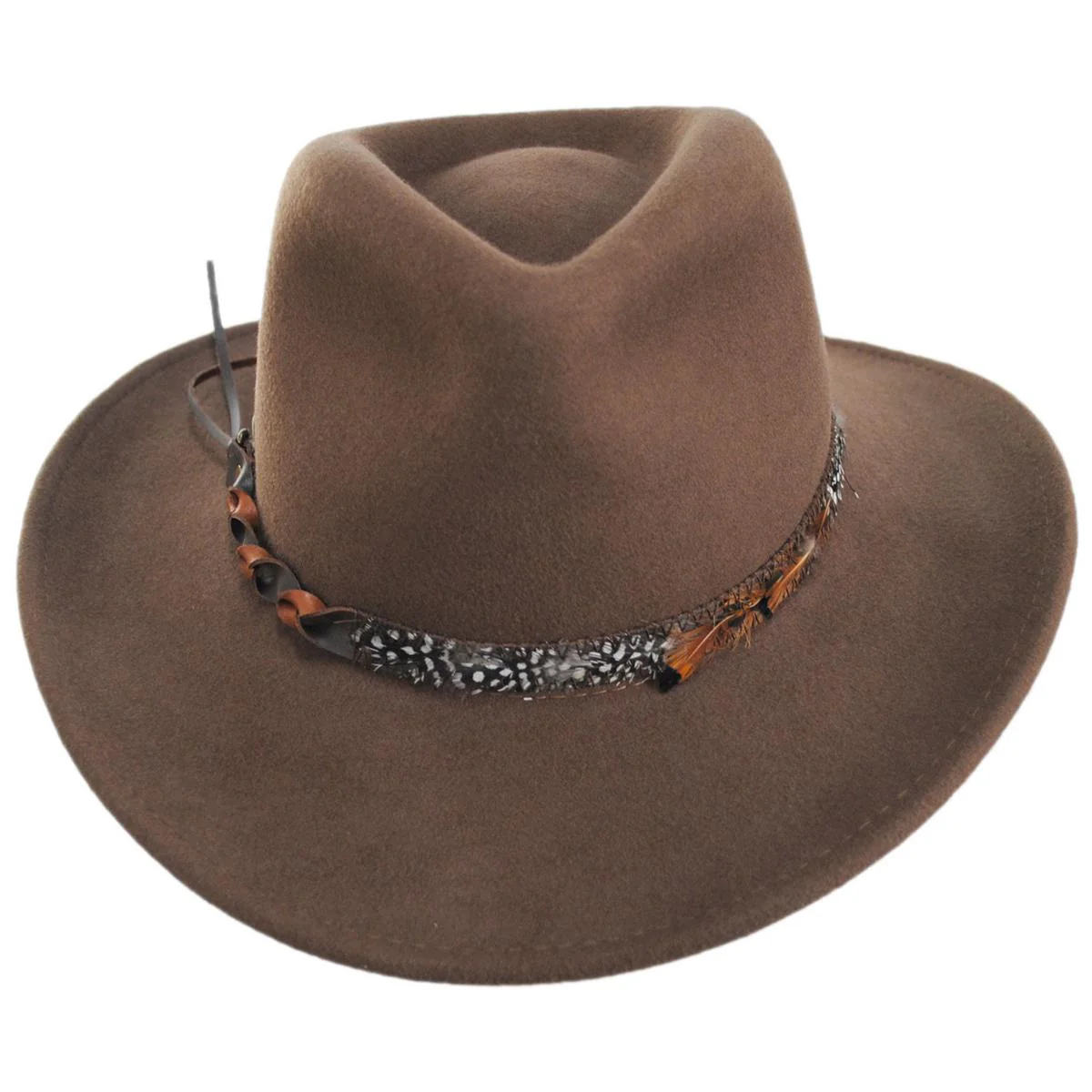 Desmonda Wool Felt Outback Hat - Image 6