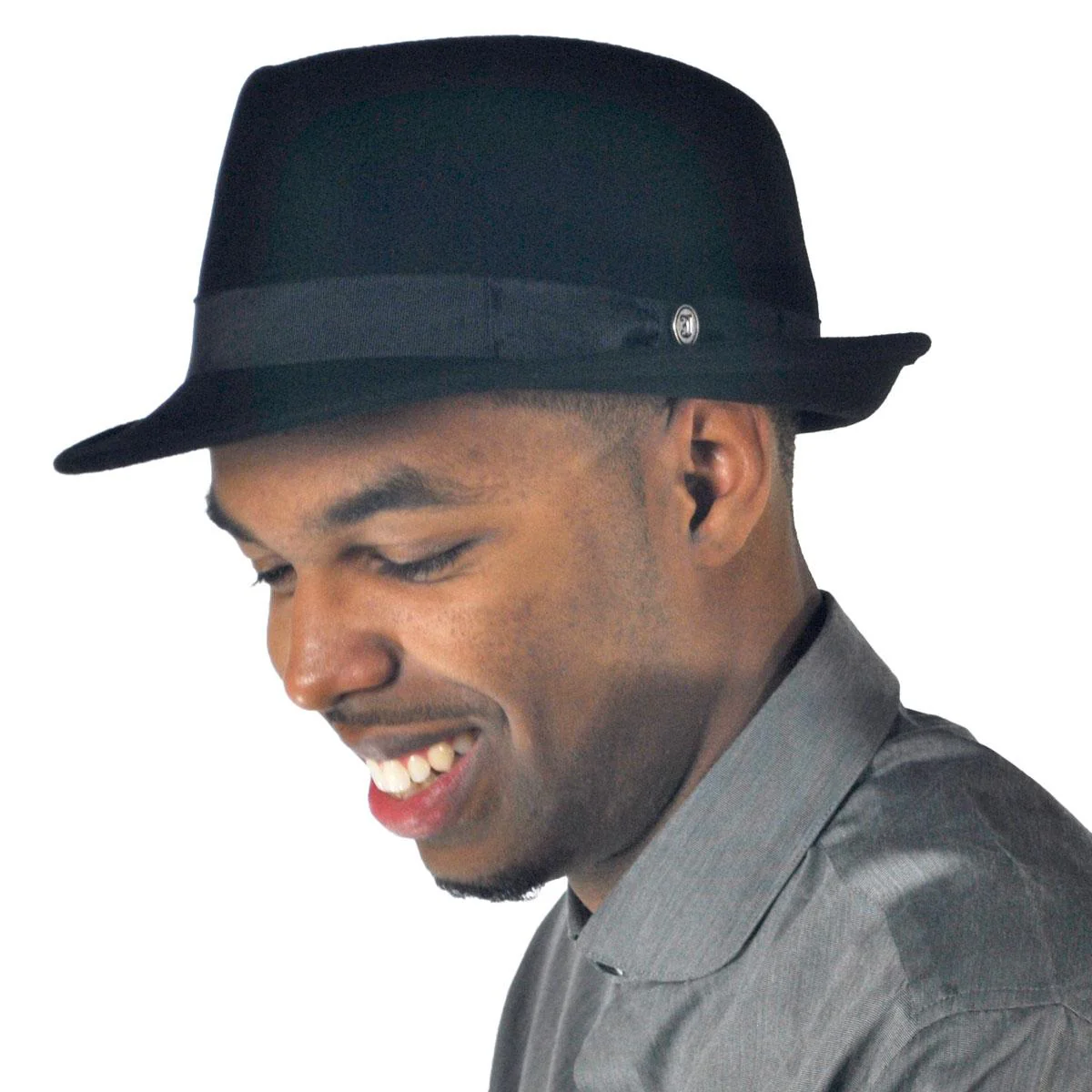 Detroit Wool Felt Trilby Fedora Hat - Image 6