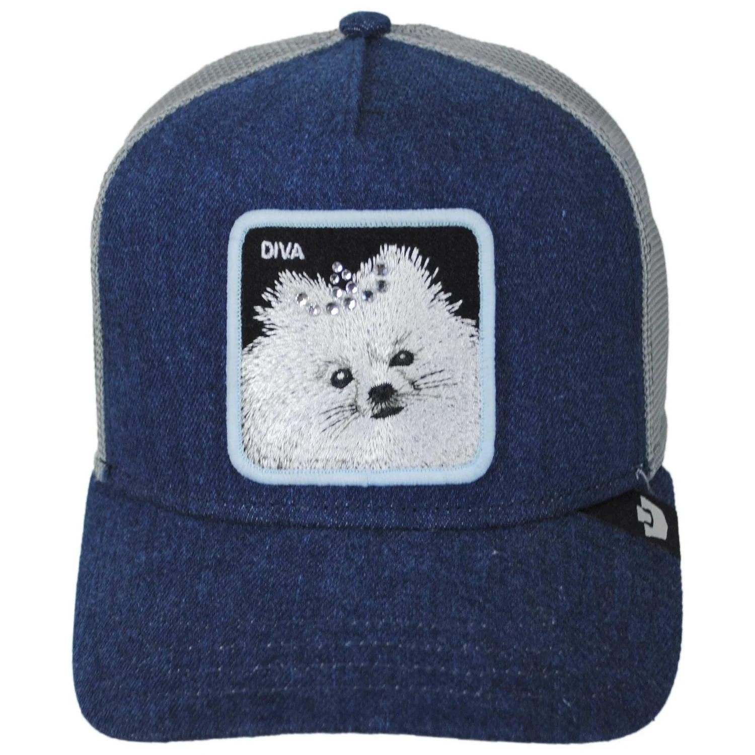 Diva Dawg Mesh Trucker Snapback Baseball Cap - Image 2