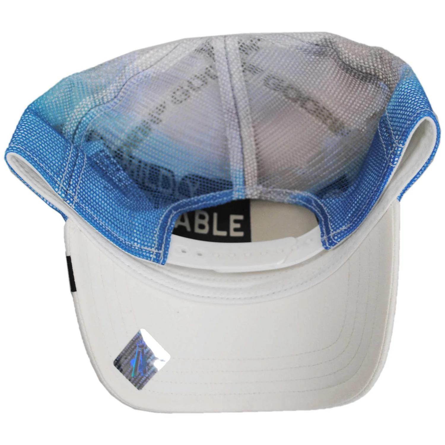 Dolphin In The Element Mesh Trucker Snapback Baseball Cap - Image 4