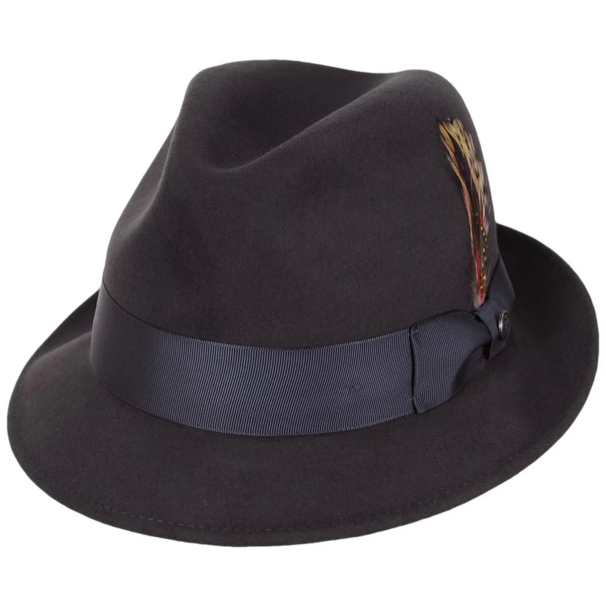 Donny Fur Felt Fedora Hat - Image 5