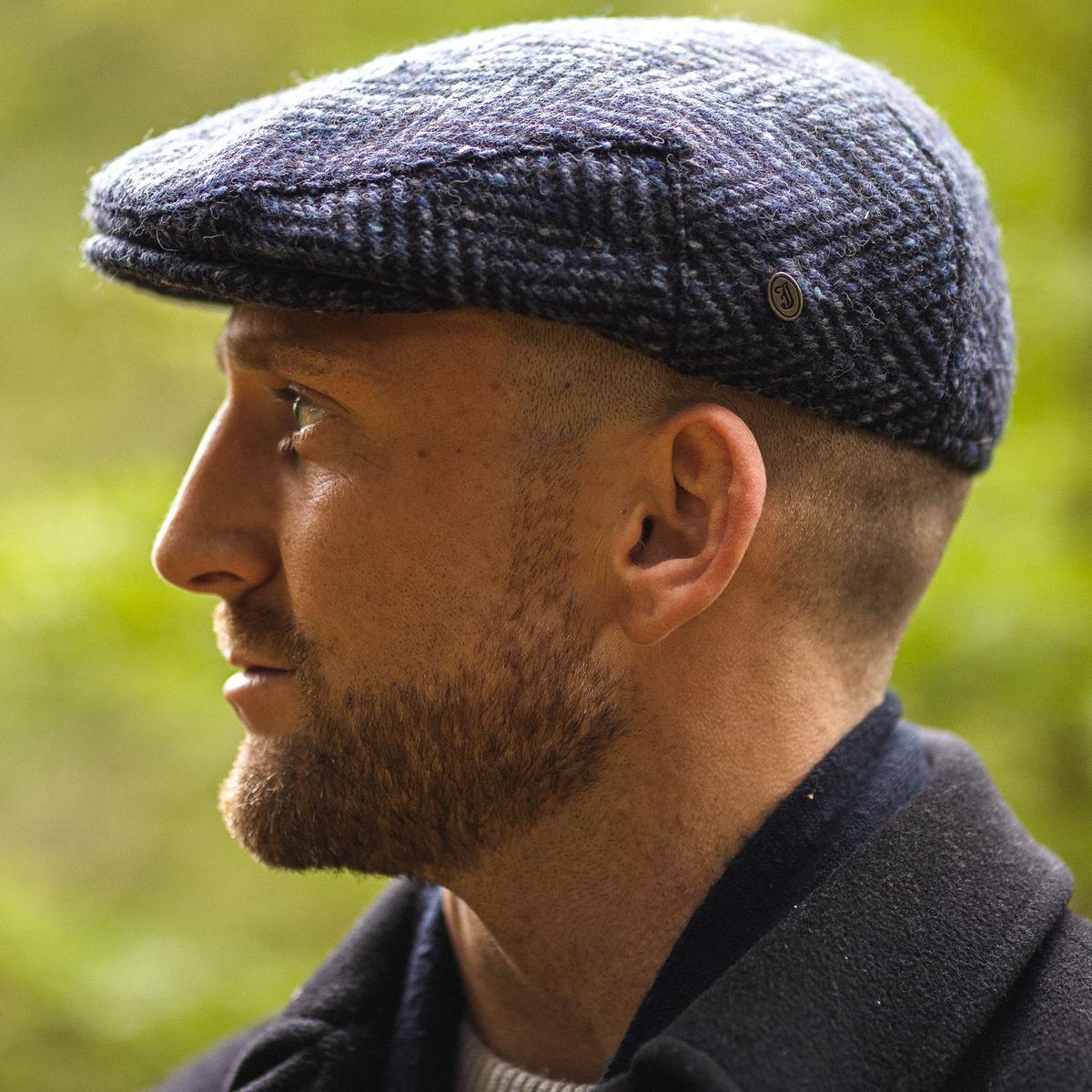 Dunmore Donegal Tweed Wool Ivy Cap - Image 2
