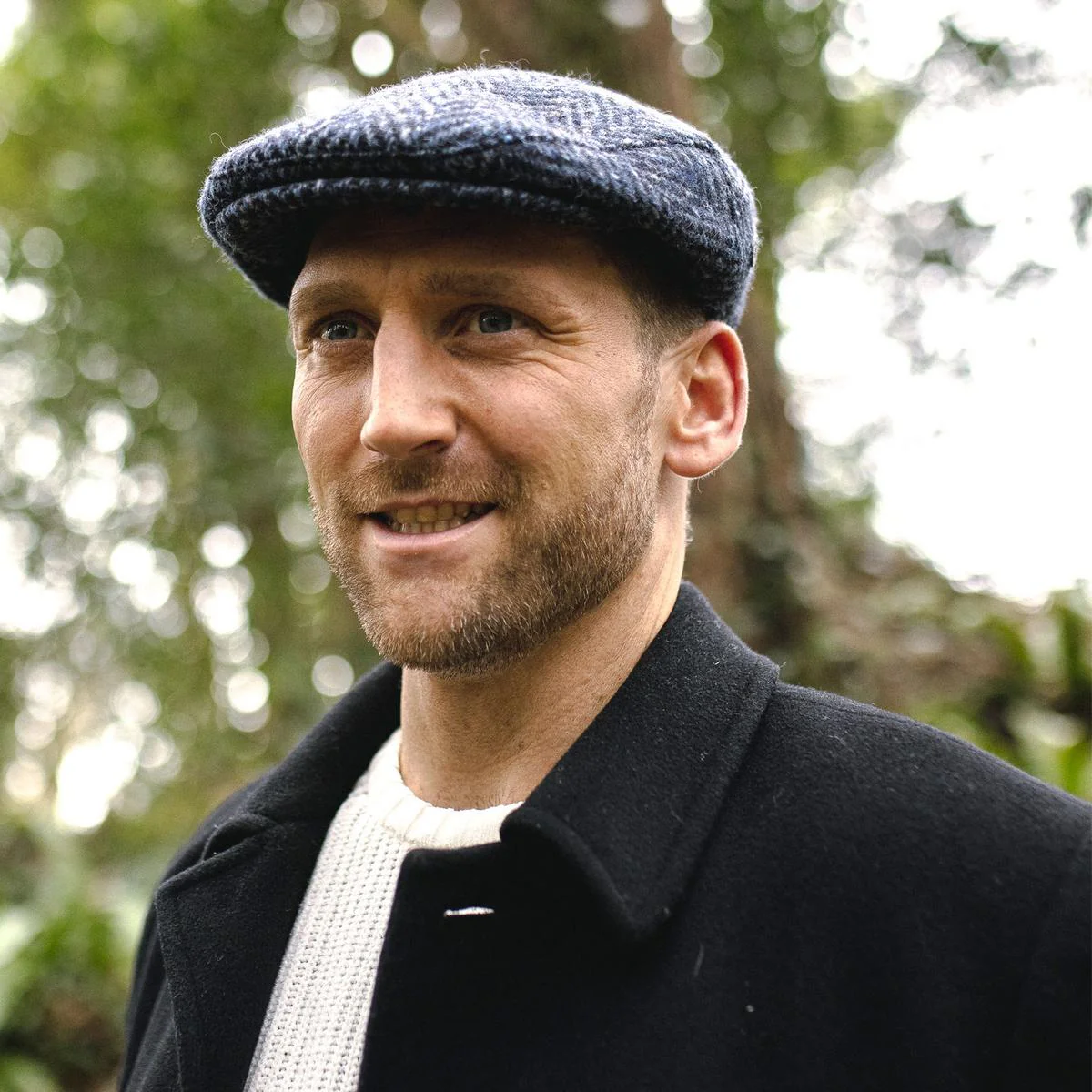 Dunmore Donegal Tweed Wool Ivy Cap - Image 6