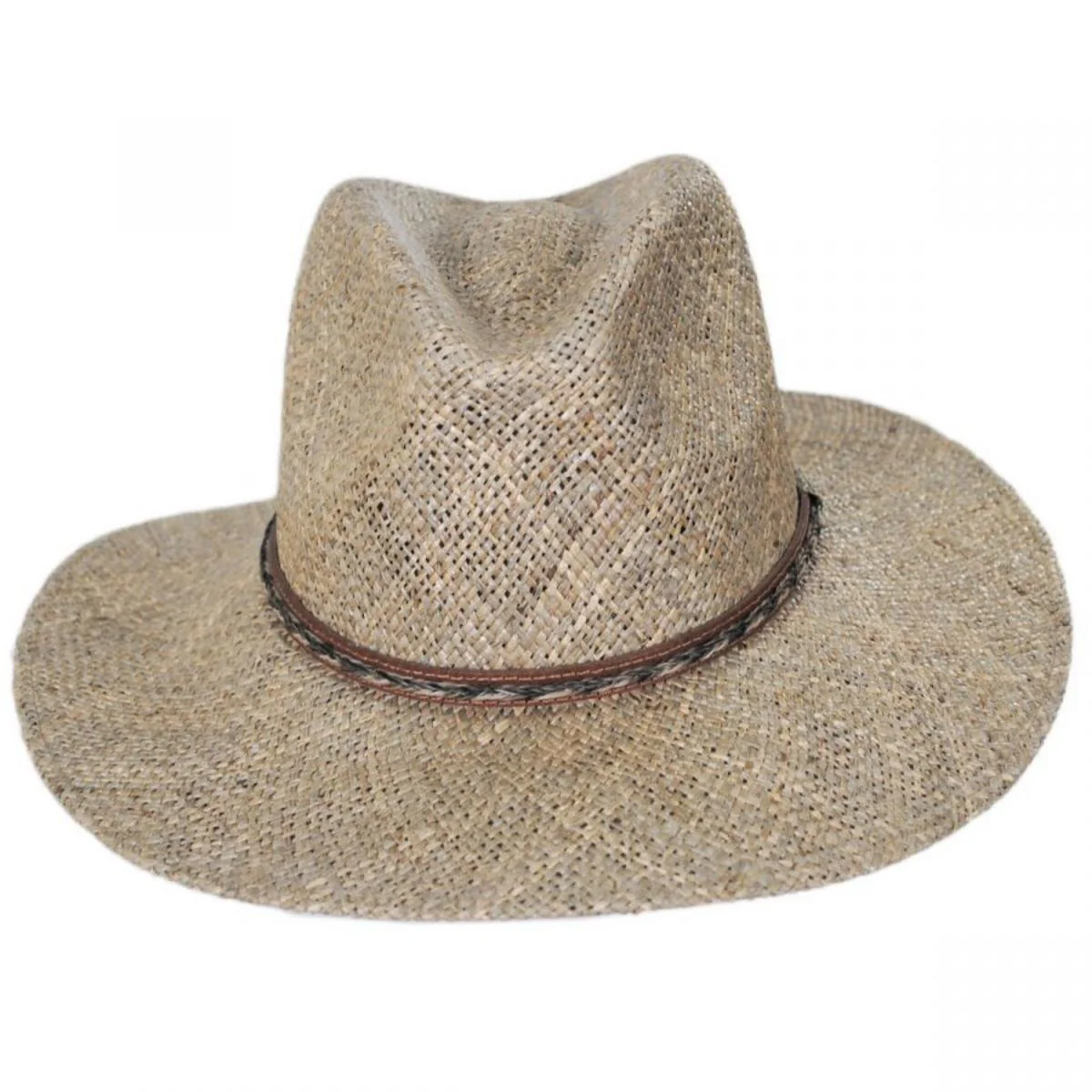 Dunraven Seagrass Straw Fedora Hat - Image 2