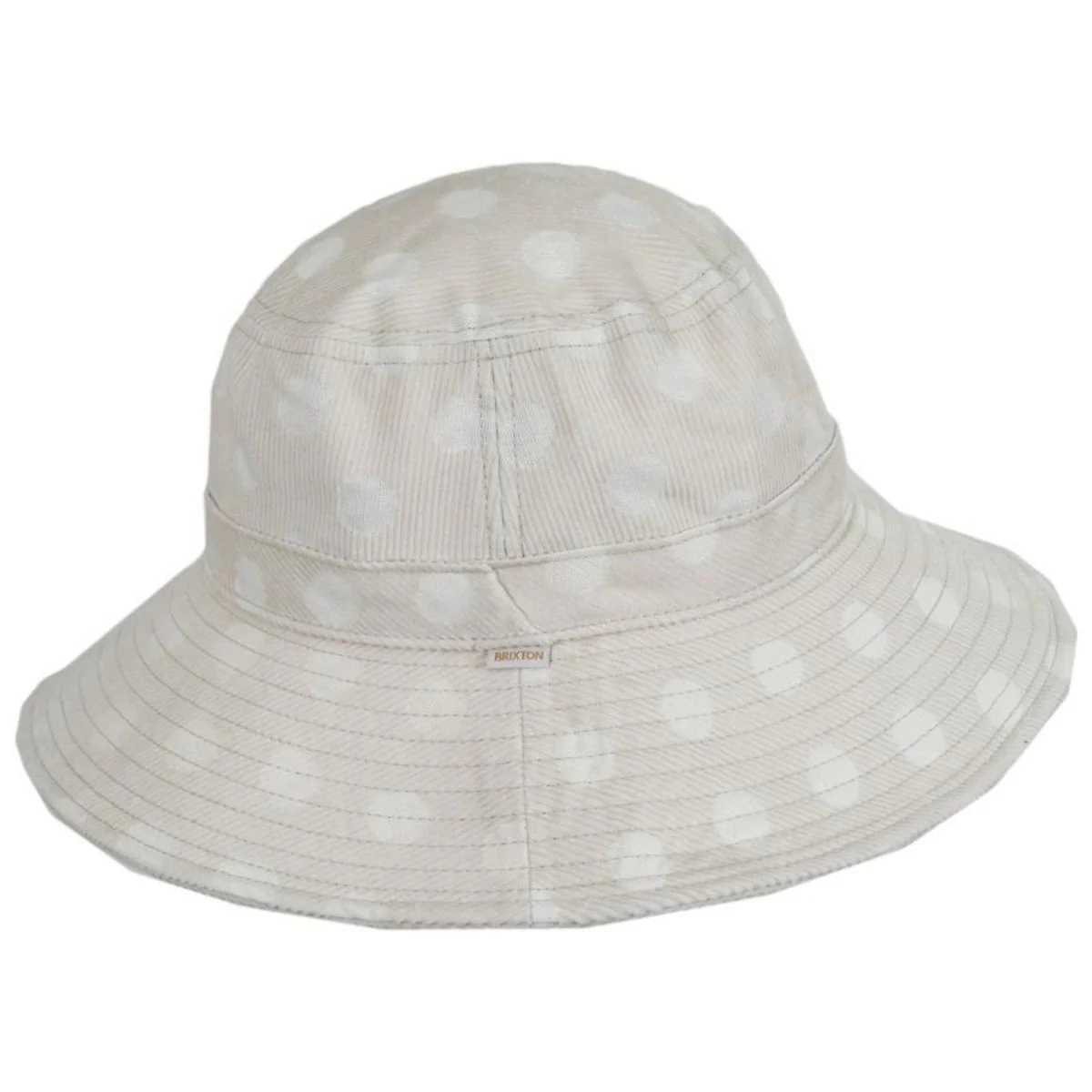 Dylan Cotton Blend Polka Dot Bucket Hat - FINAL SALE - Image 3