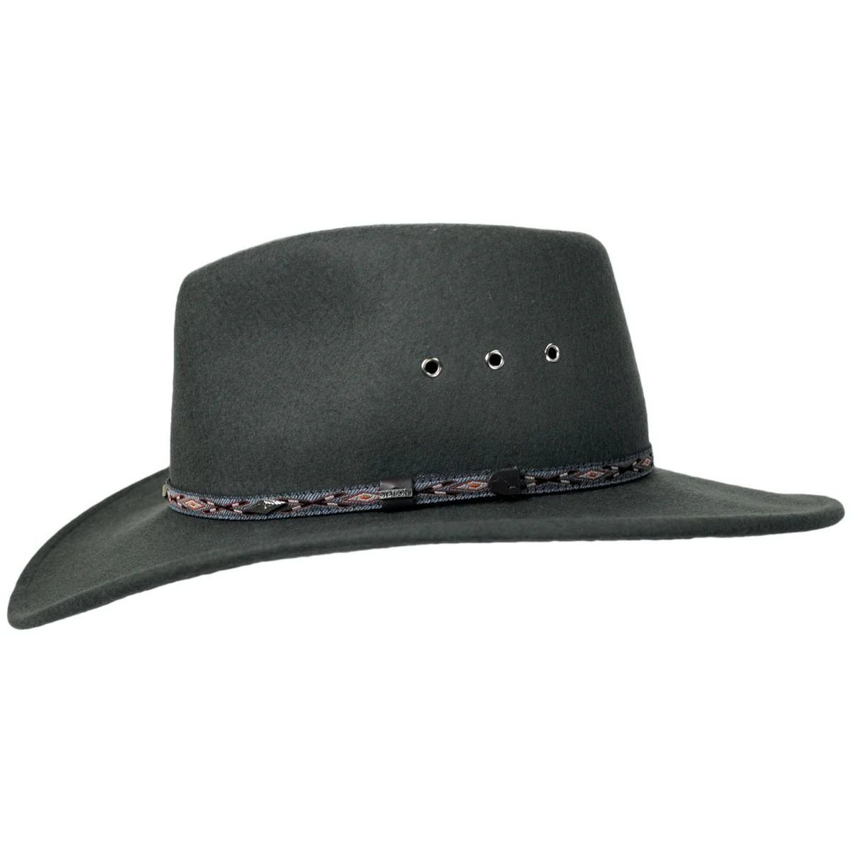 Elk Horn Crushable Wool Felt Western Hat - Image 3