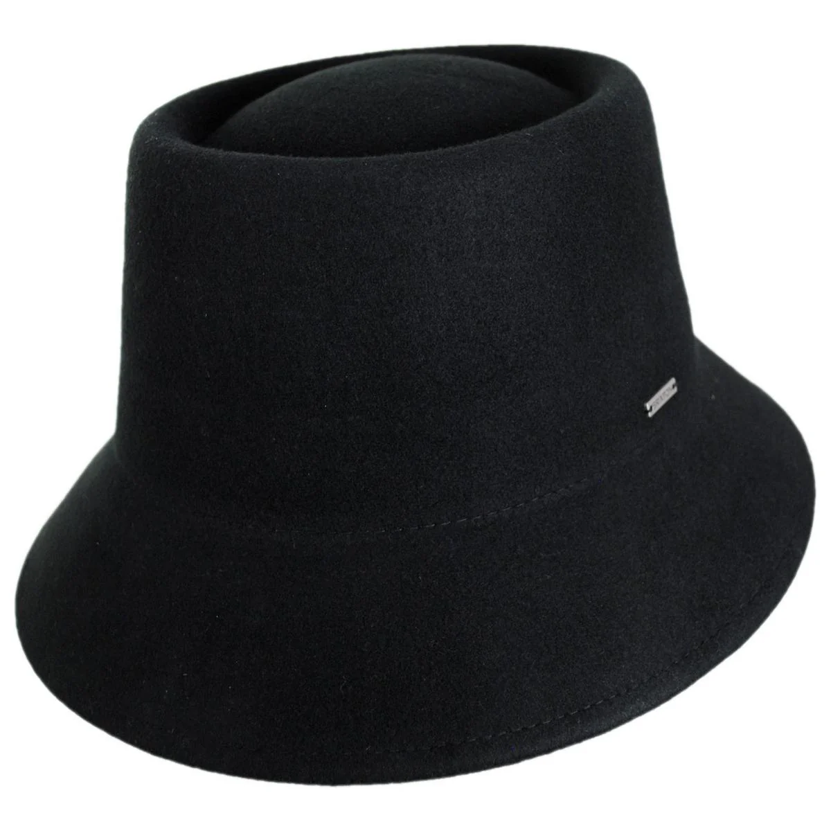 Elle Wool Felt Bucket/Cloche Hat