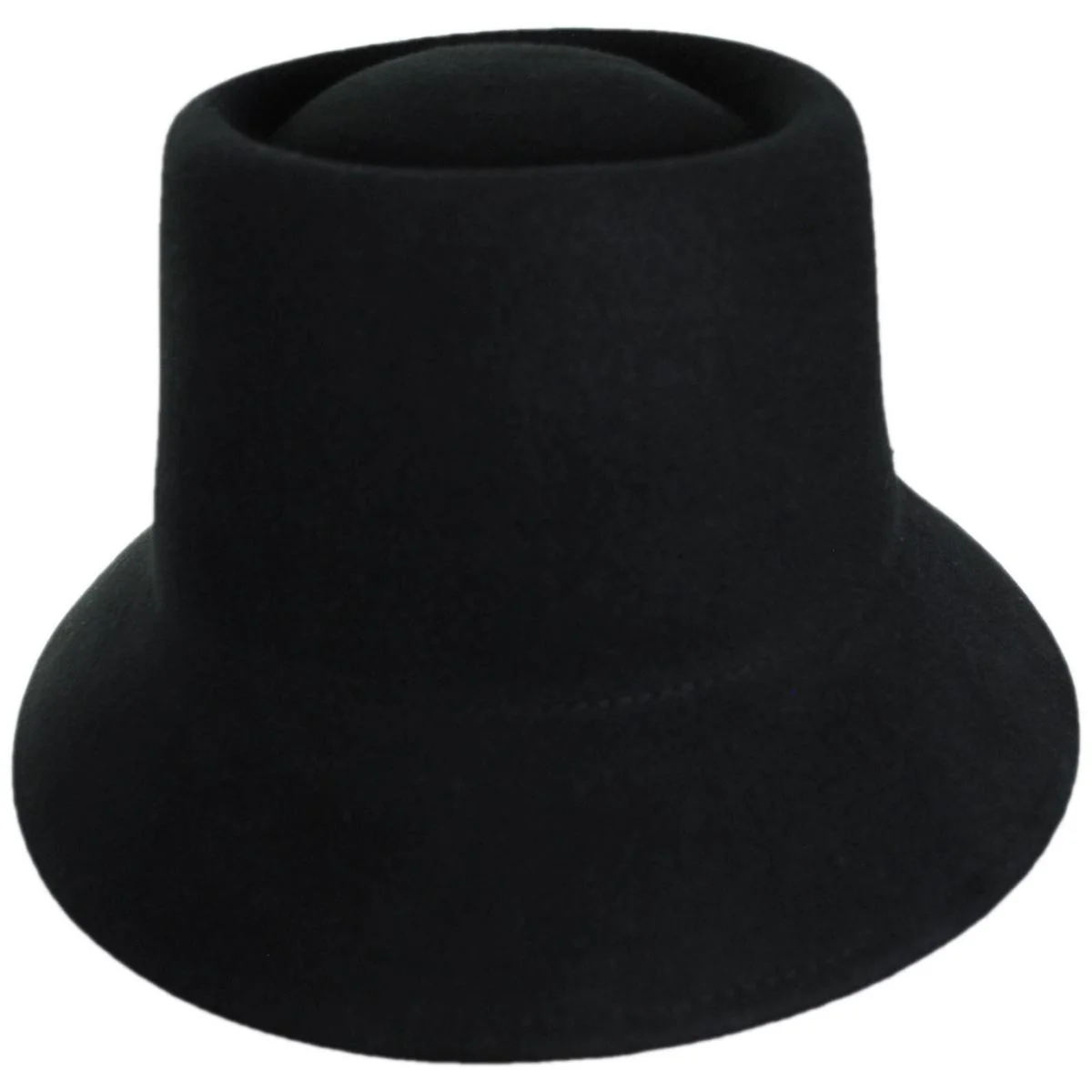 Elle Wool Felt Bucket/Cloche Hat - Image 2