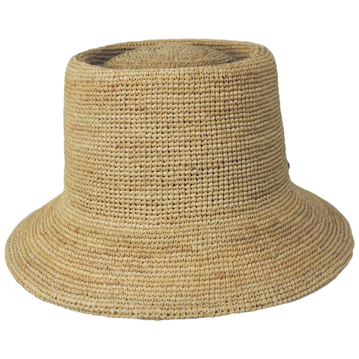 Ellee Raffia Straw Bucket Hat - Image 3