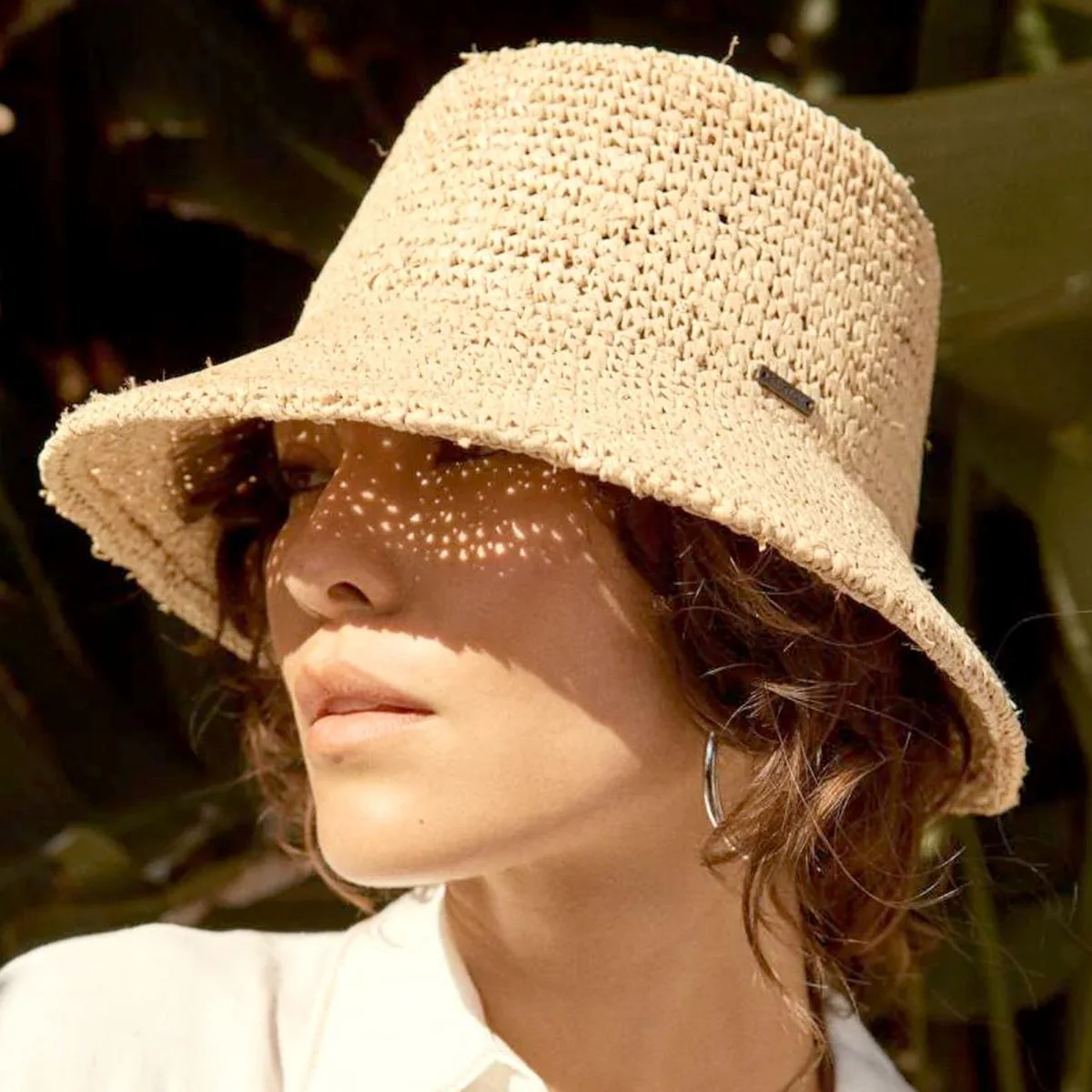 Ellee Raffia Straw Bucket Hat - Image 6