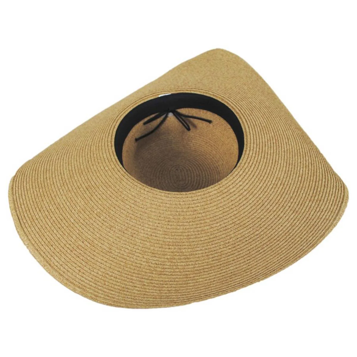 Extra Wide Brim Toyo Straw Blend Swinger Hat - Image 4