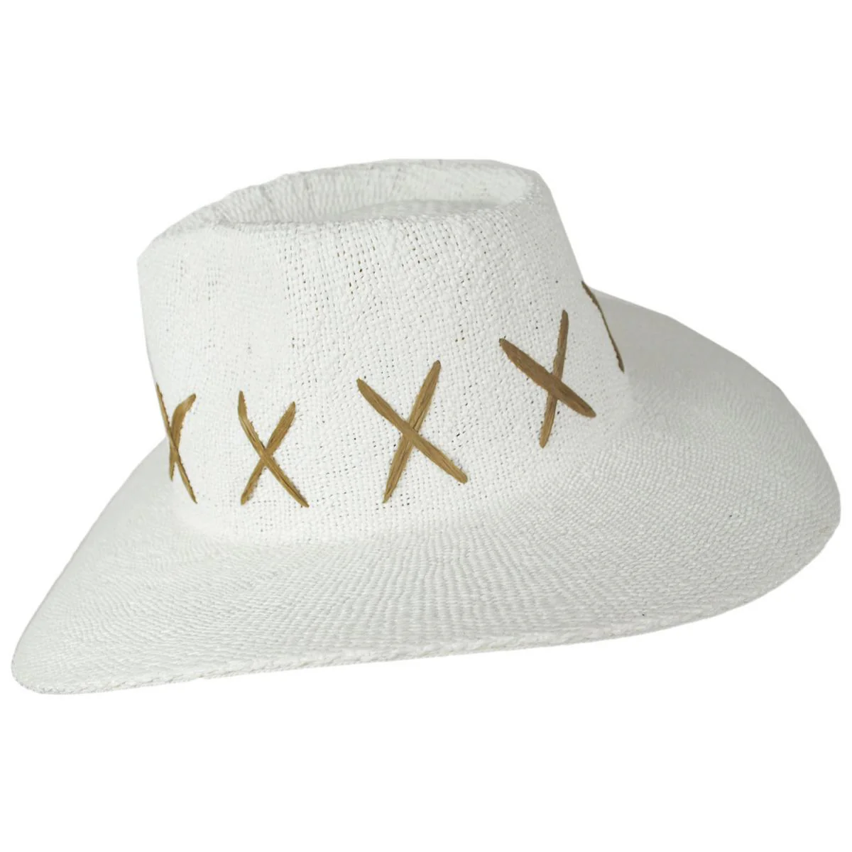 Exuma Bangora Straw Fedora Hat - Image 10