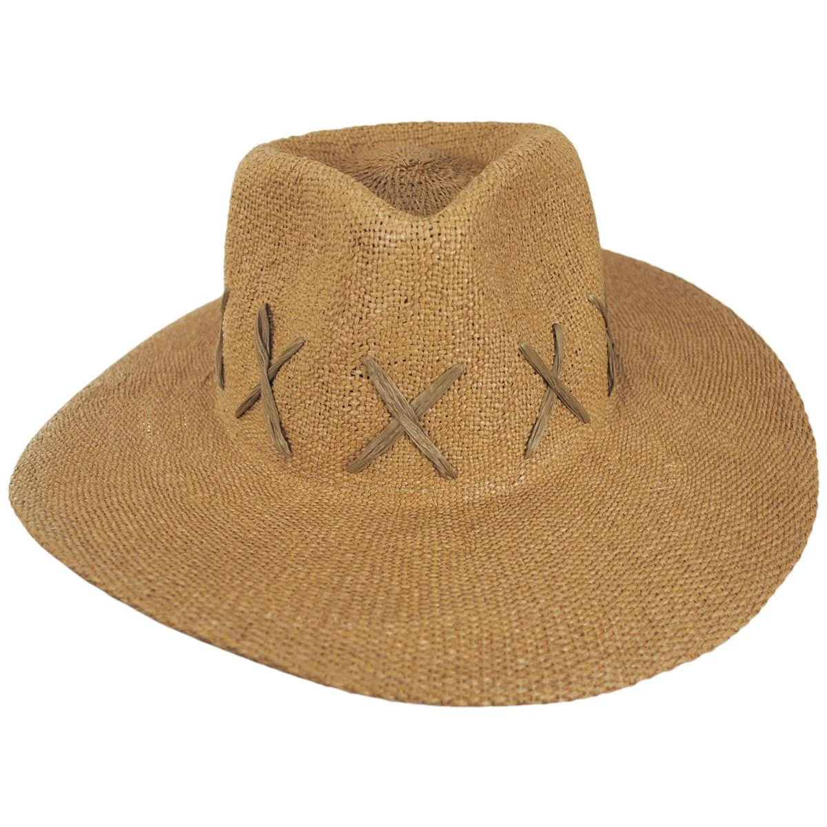 Exuma Bangora Straw Fedora Hat - Image 3