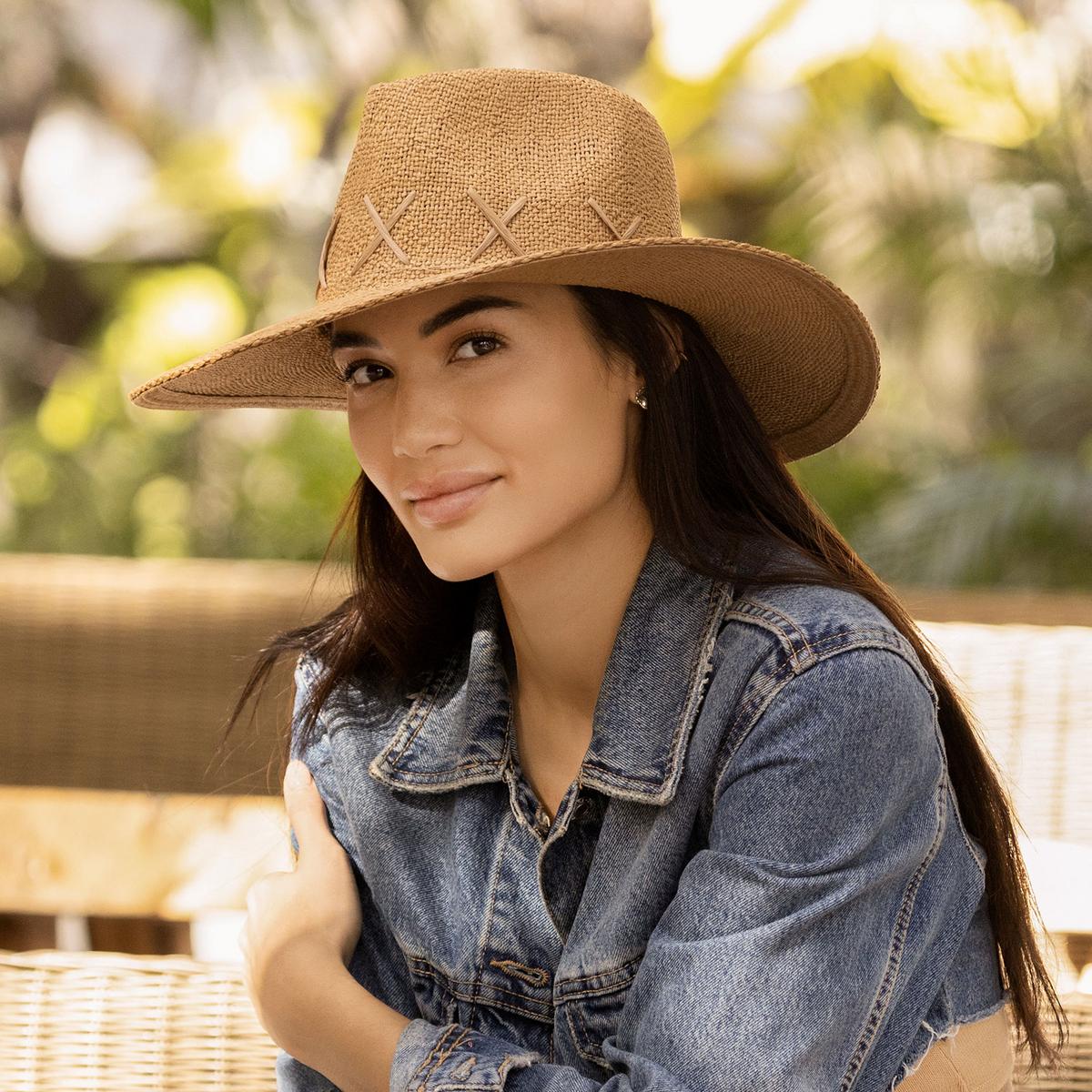 Exuma Bangora Straw Fedora Hat - Image 6