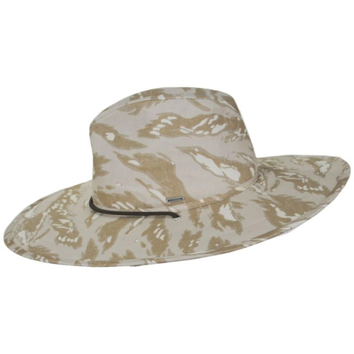 Field Camouflage Cotton Aussie Sun Hat - Off White - Image 3