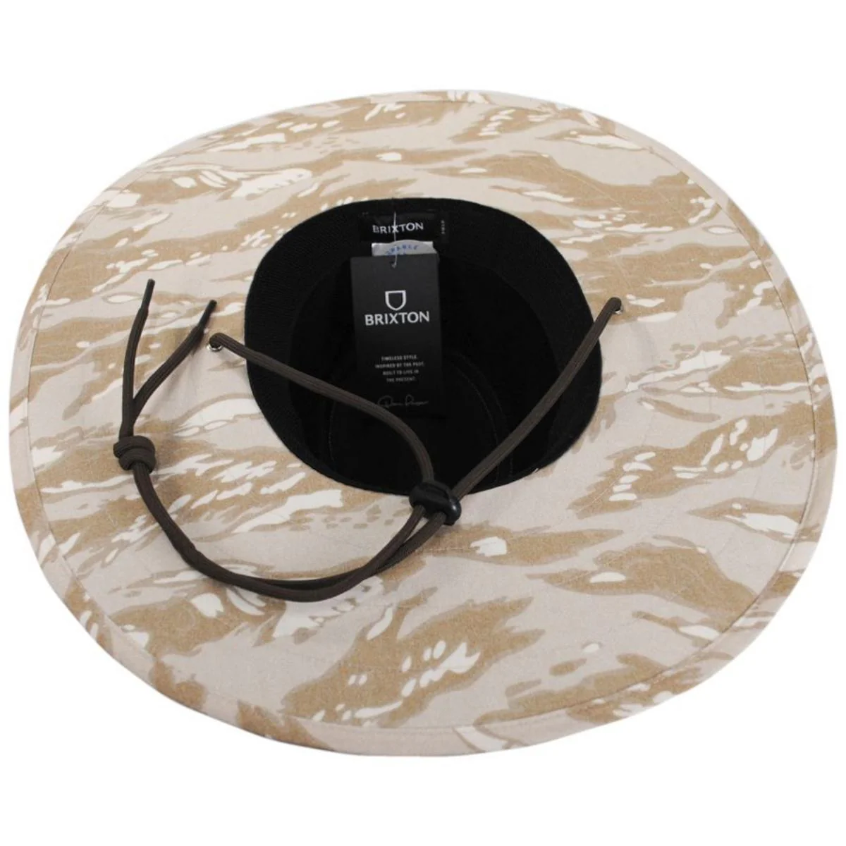 Field Camouflage Cotton Aussie Sun Hat - Off White - Image 4