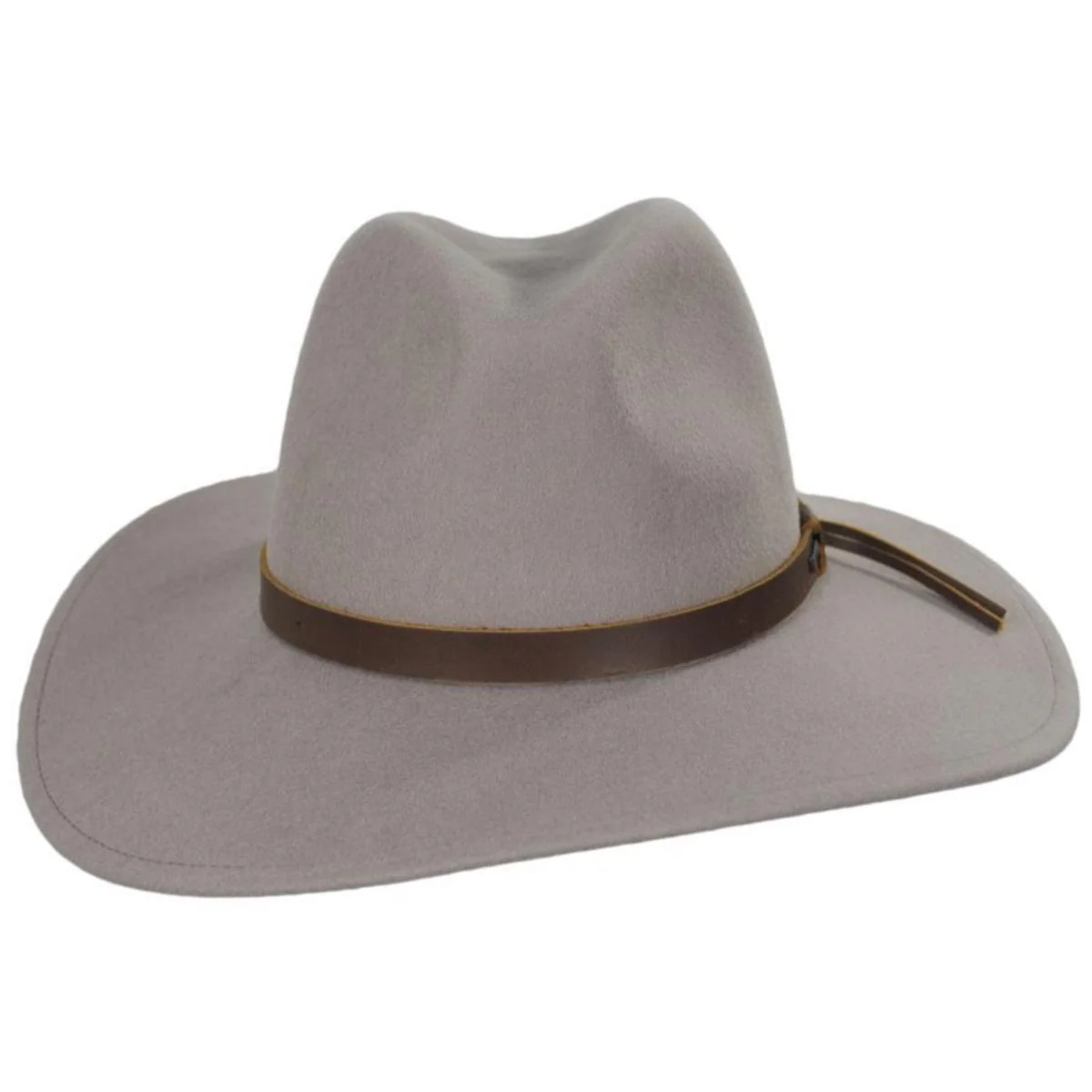 Field Proper Wool Felt Fedora Hat - Timberwolf - Image 2