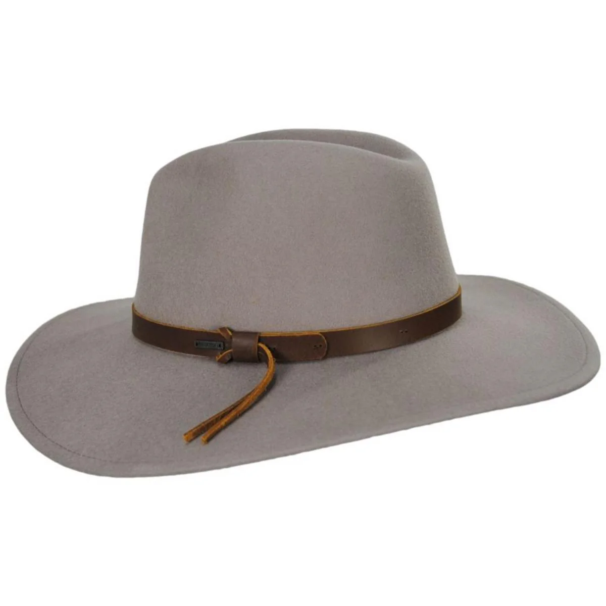 Field Proper Wool Felt Fedora Hat - Timberwolf - Image 3