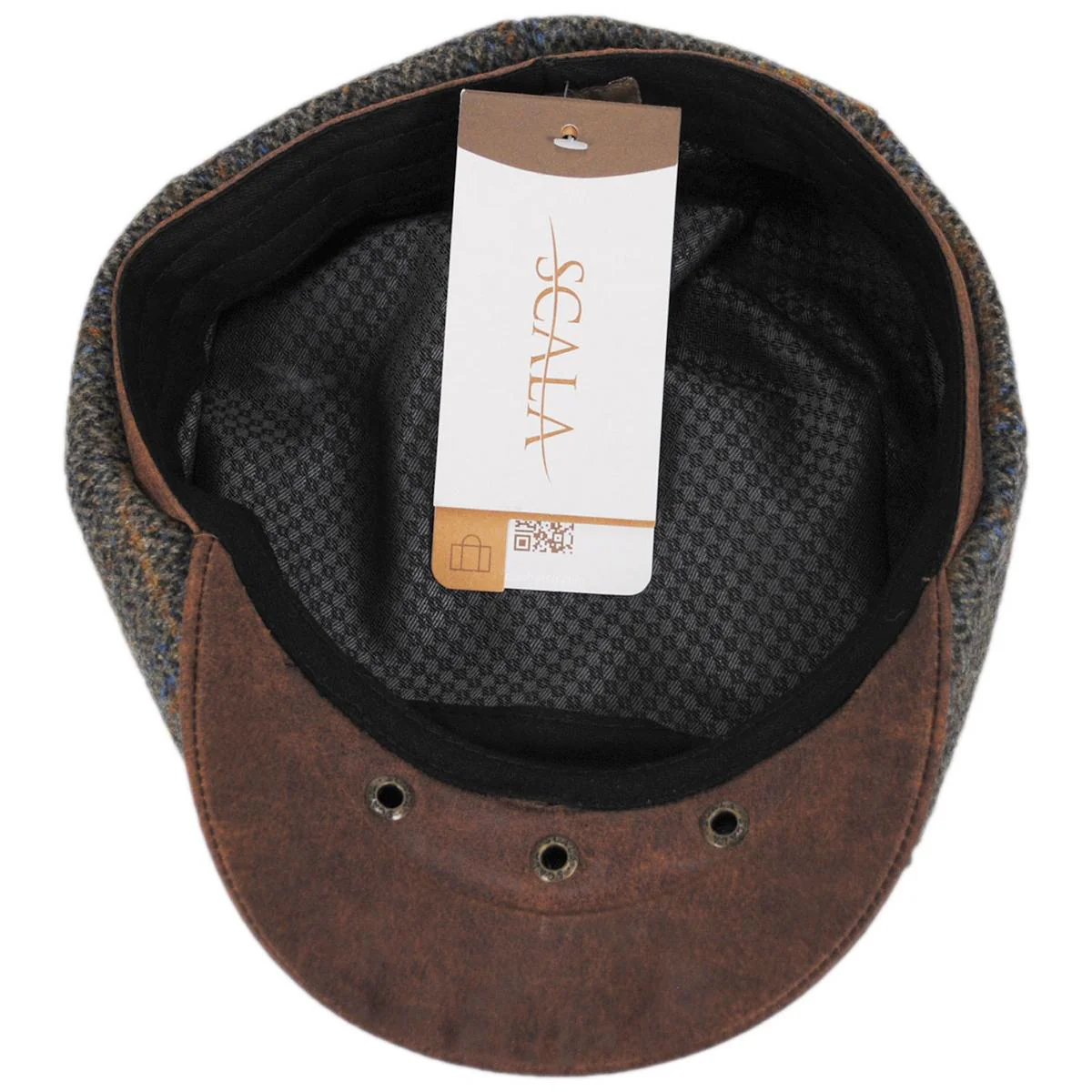 Finnbar Wool Blend Tweed Newsboy Cap - Image 4