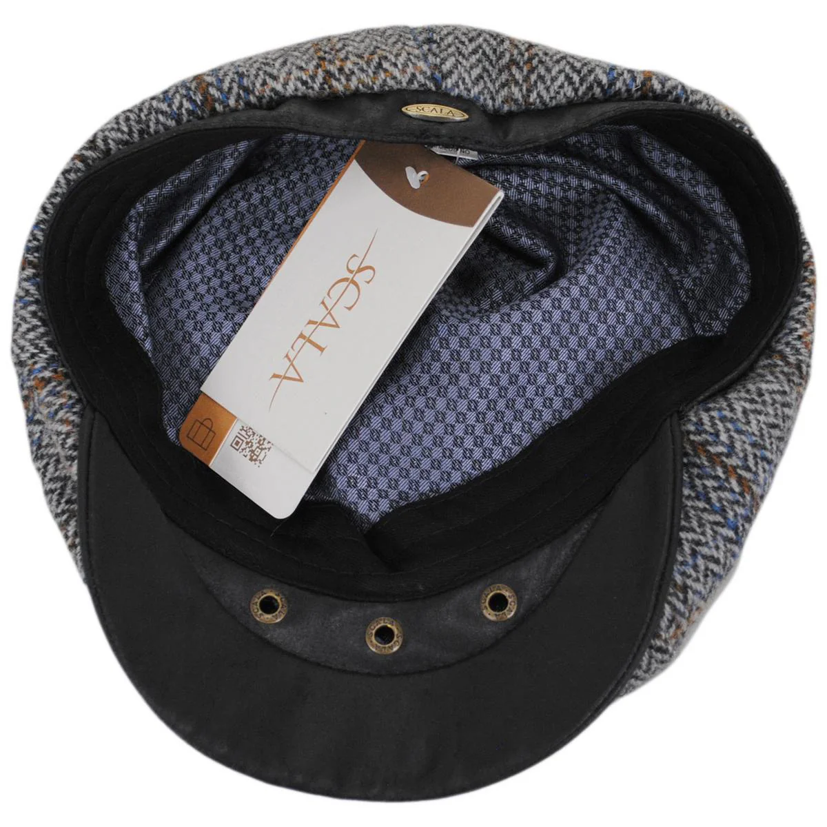 Finnbar Wool Blend Tweed Newsboy Cap - Image 8