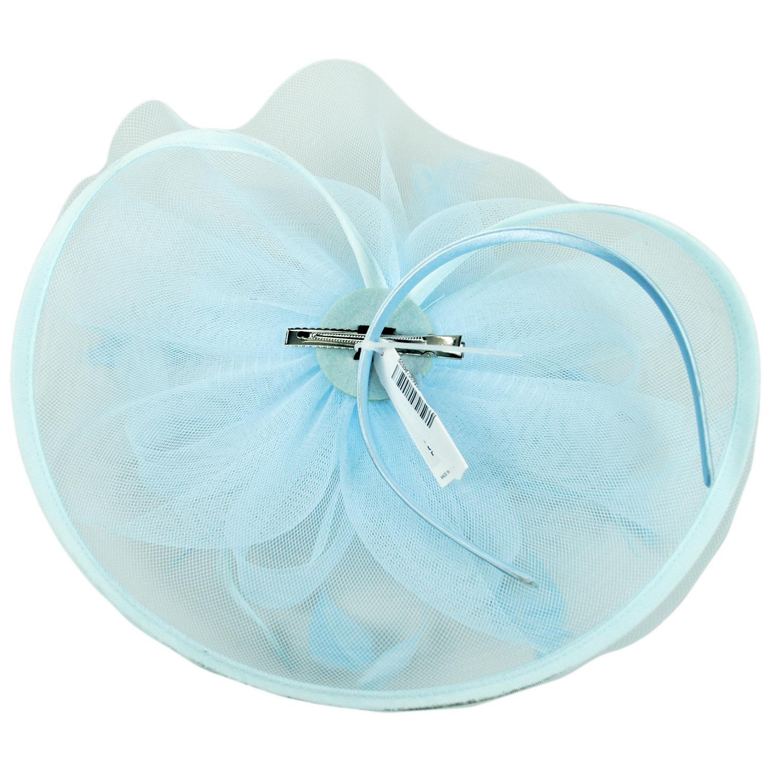 Floral Mesh and Ribbon Fascinator Hat - Image 28