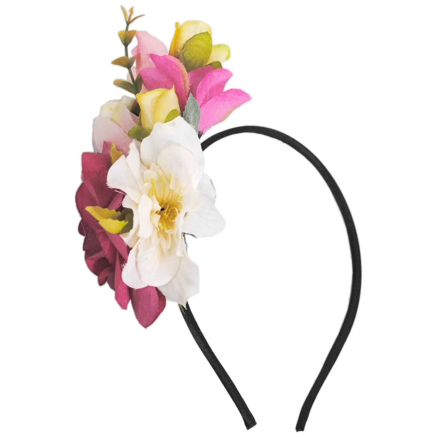 Flower Bouquet Fascinator Headband