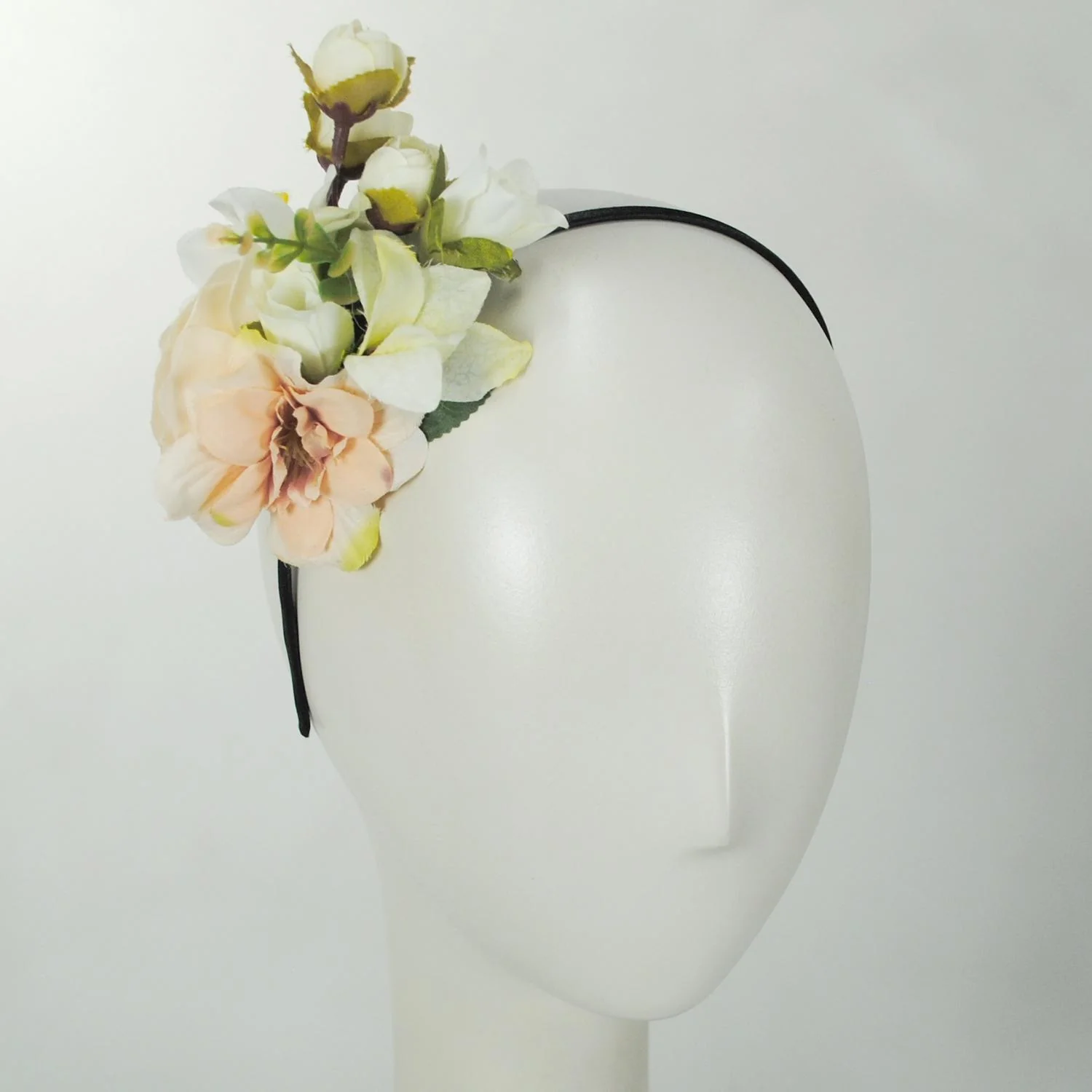 Flower Bouquet Fascinator Headband - Image 11