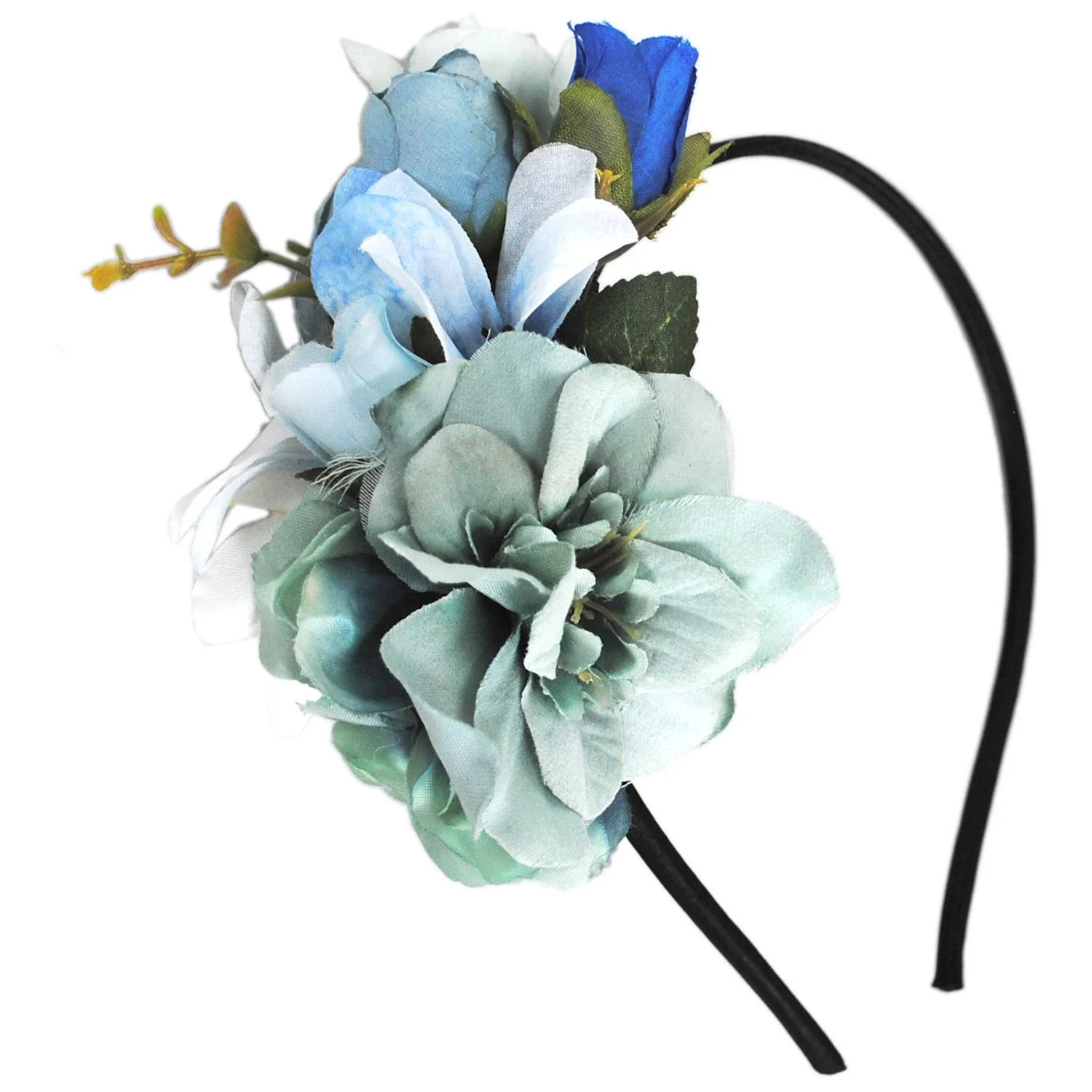 Flower Bouquet Fascinator Headband - Image 13