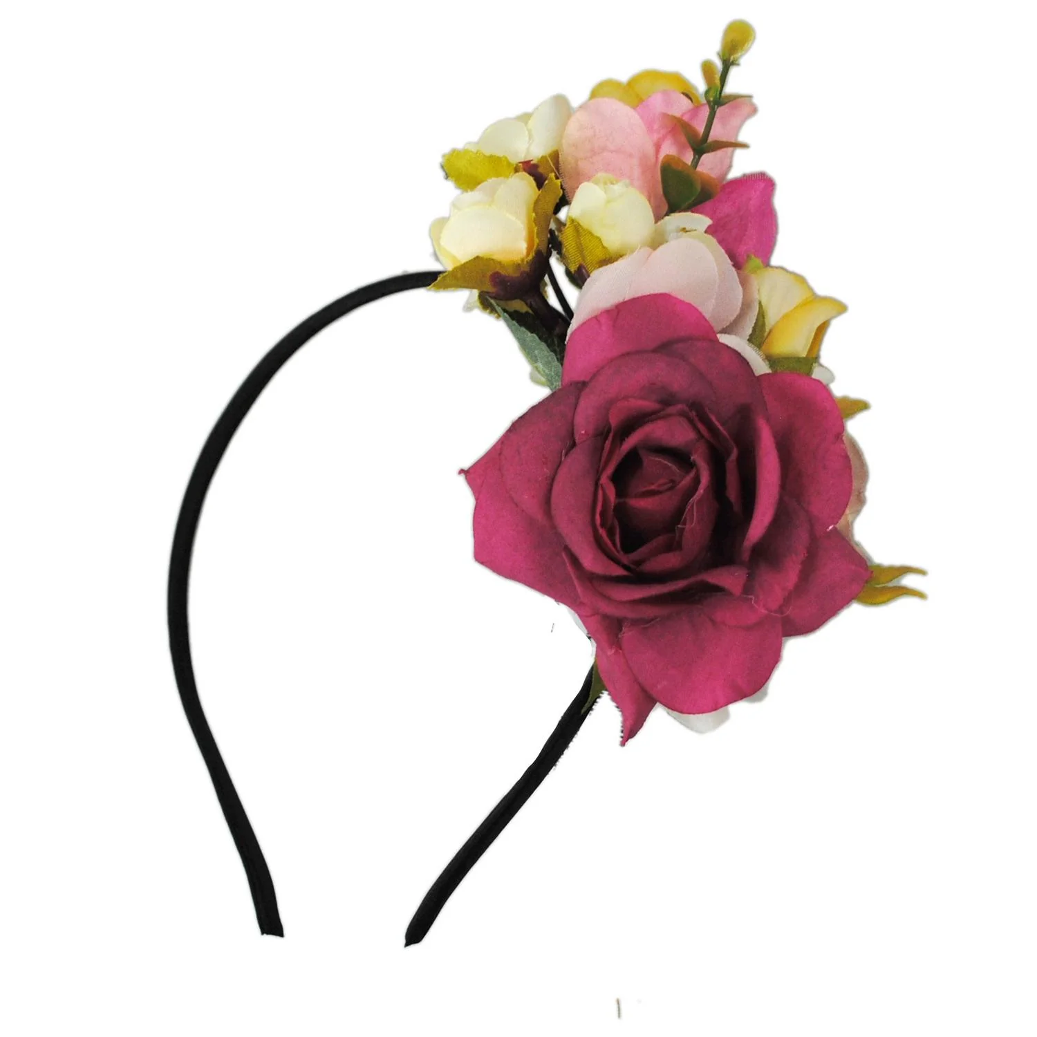 Flower Bouquet Fascinator Headband - Image 4