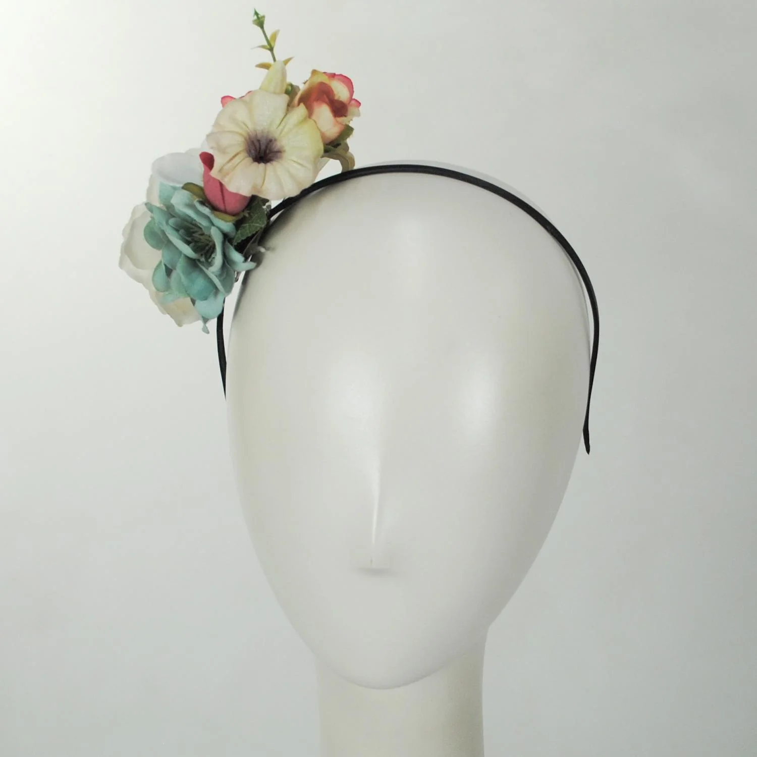 Flower Bouquet Fascinator Headband - Image 6
