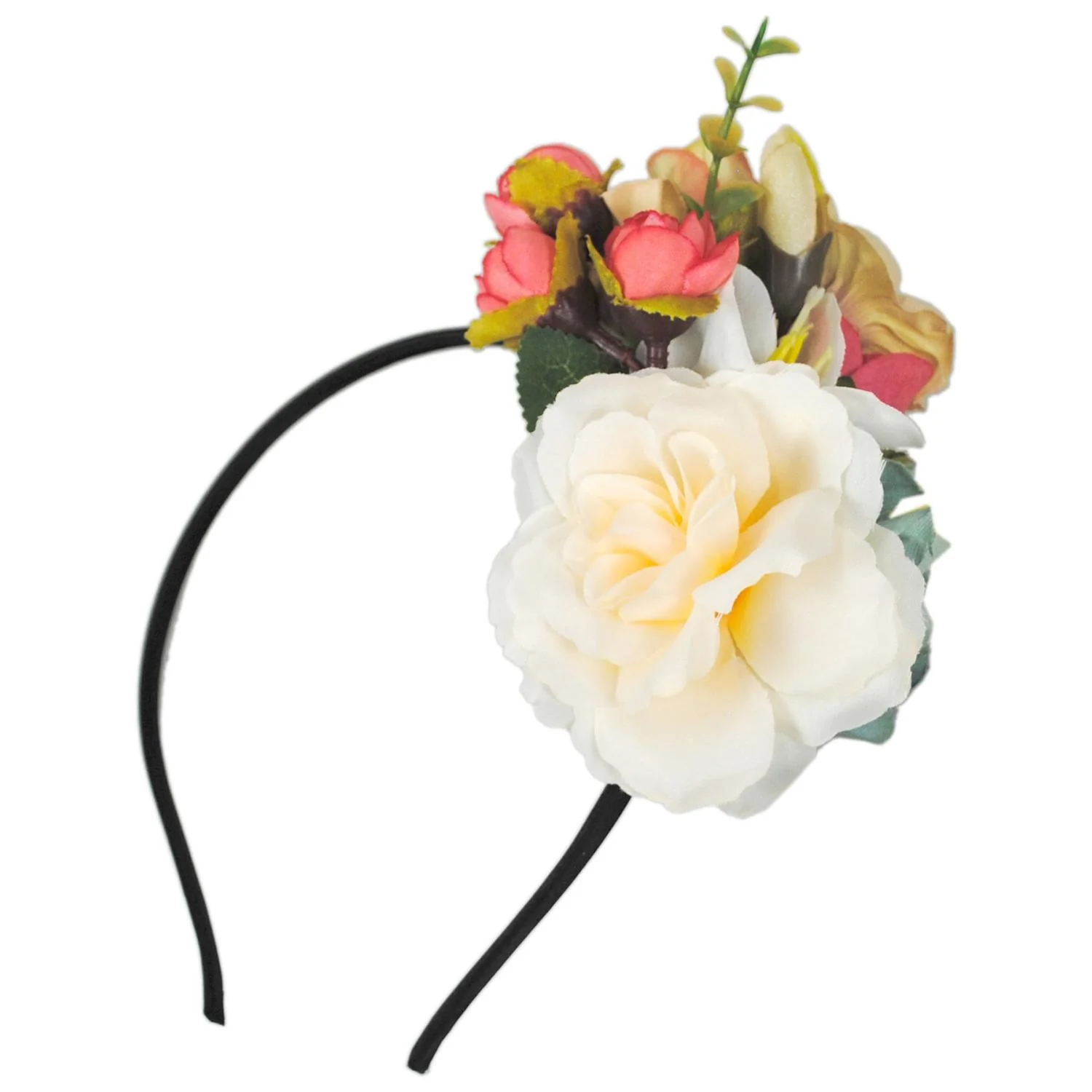 Flower Bouquet Fascinator Headband - Image 8
