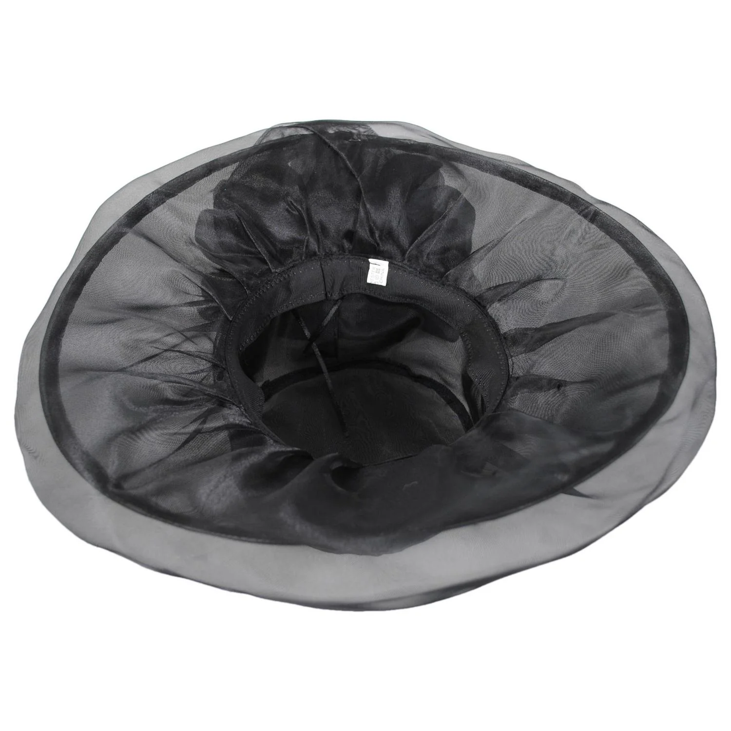 Flower Clip Organza Dress Hat - Image 28