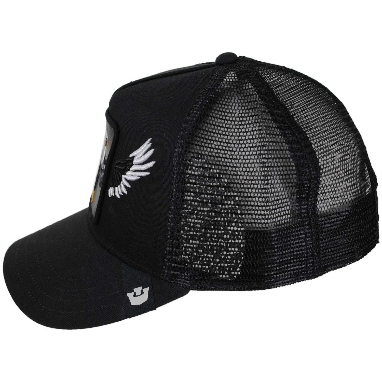 Free 3D Wings Mesh Trucker Snapback Baseball Cap - Image 3