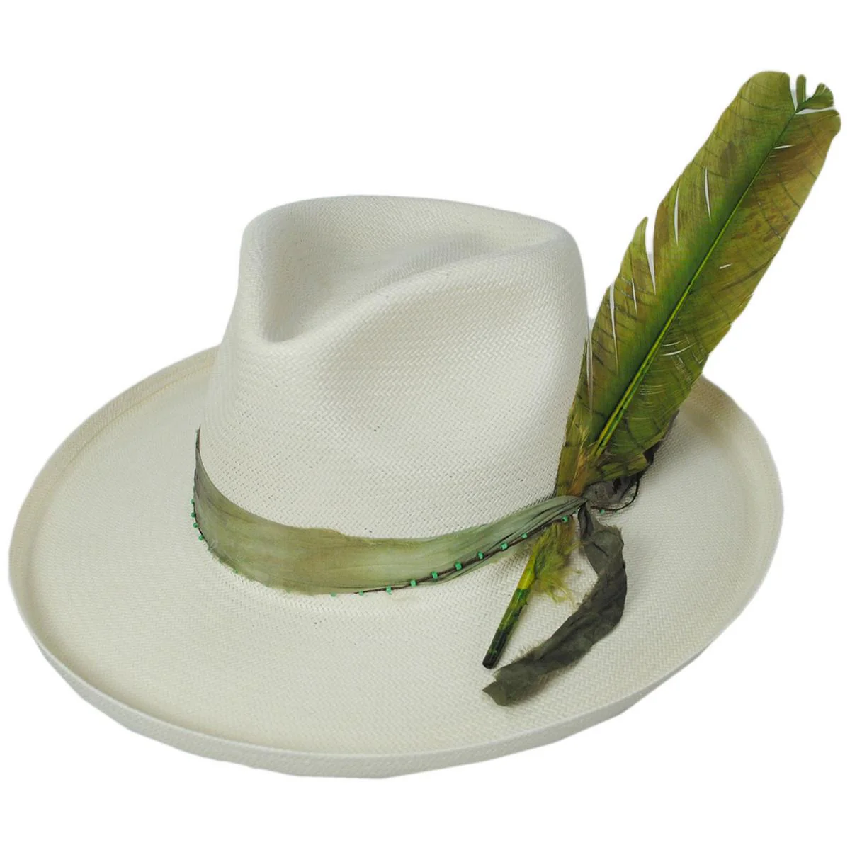 Free Thinker Shantung Straw Fedora Hat